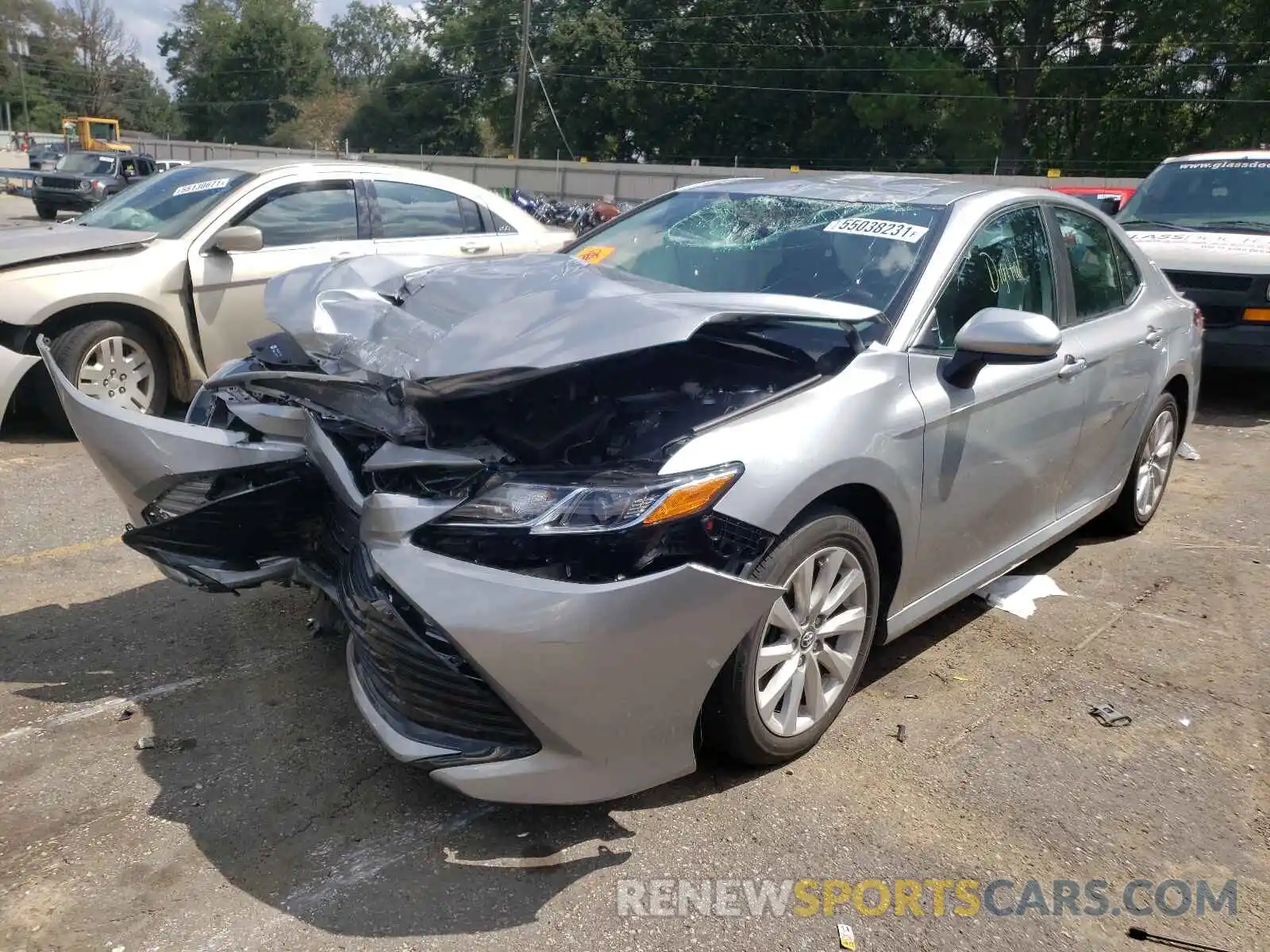 2 Photograph of a damaged car 4T1C11AK8LU868837 TOYOTA CAMRY 2020