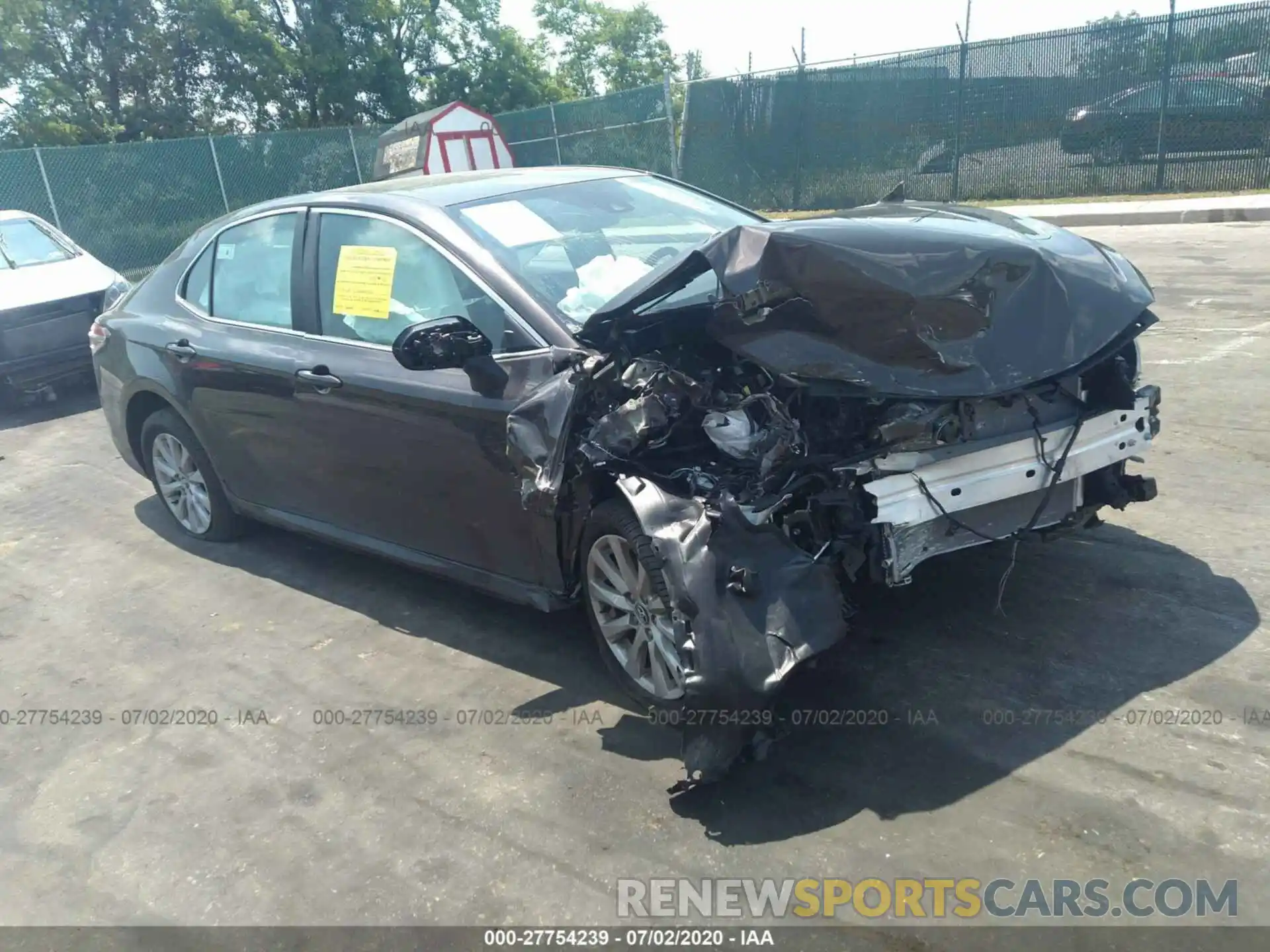 1 Photograph of a damaged car 4T1C11AK8LU872502 TOYOTA CAMRY 2020