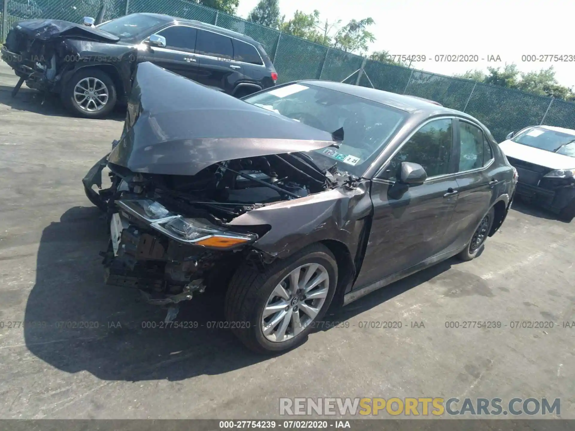 2 Photograph of a damaged car 4T1C11AK8LU872502 TOYOTA CAMRY 2020