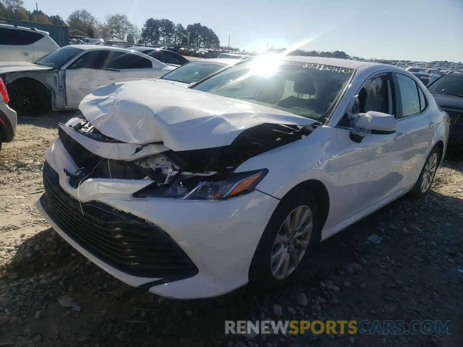 2 Photograph of a damaged car 4T1C11AK8LU881071 TOYOTA CAMRY 2020