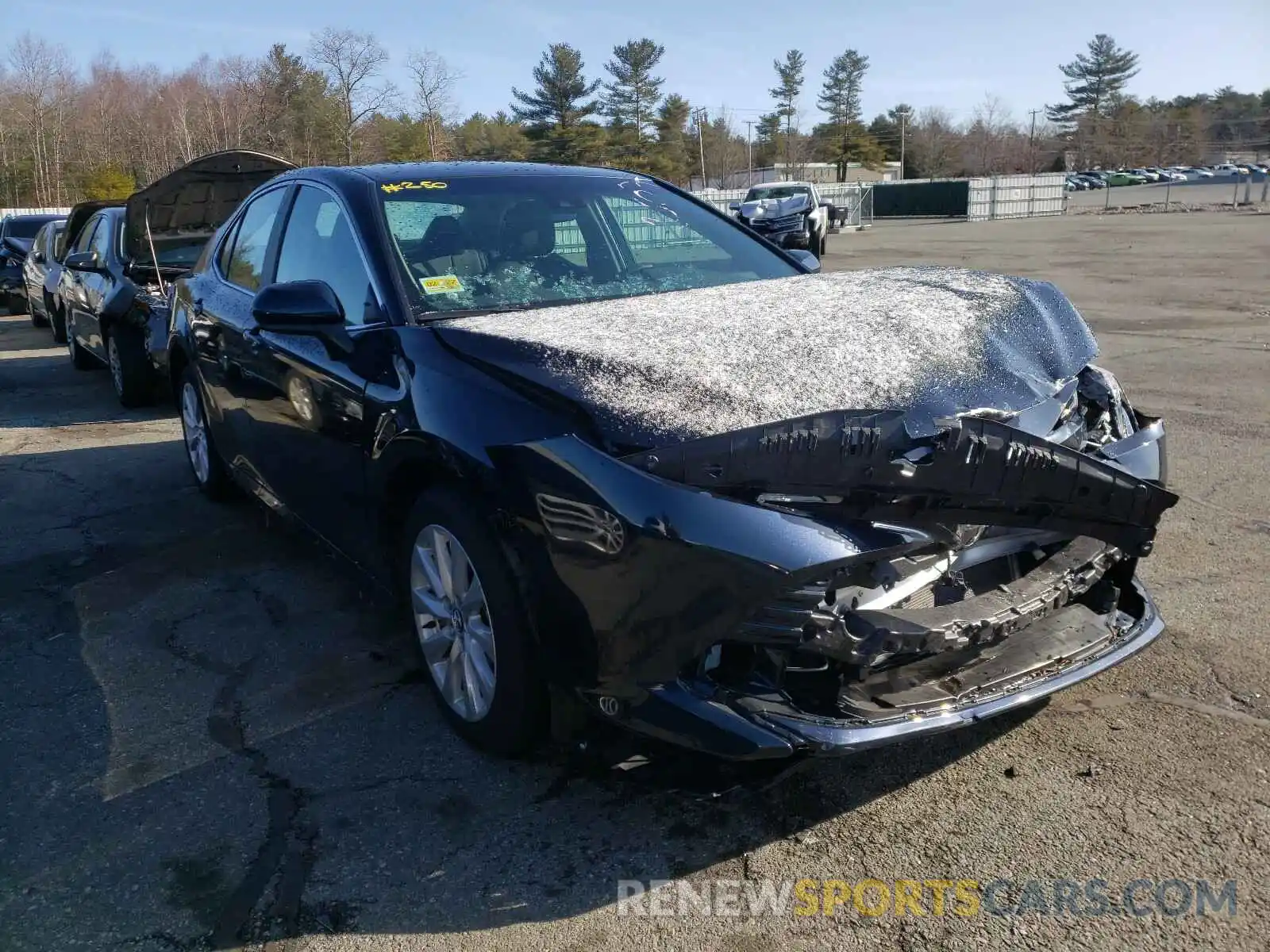 1 Photograph of a damaged car 4T1C11AK8LU884021 TOYOTA CAMRY 2020