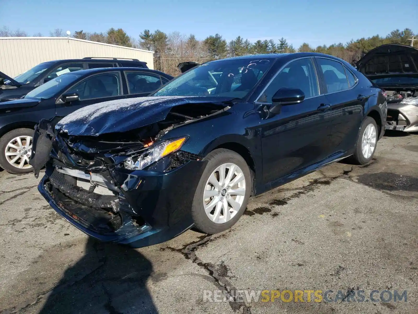 2 Photograph of a damaged car 4T1C11AK8LU884021 TOYOTA CAMRY 2020