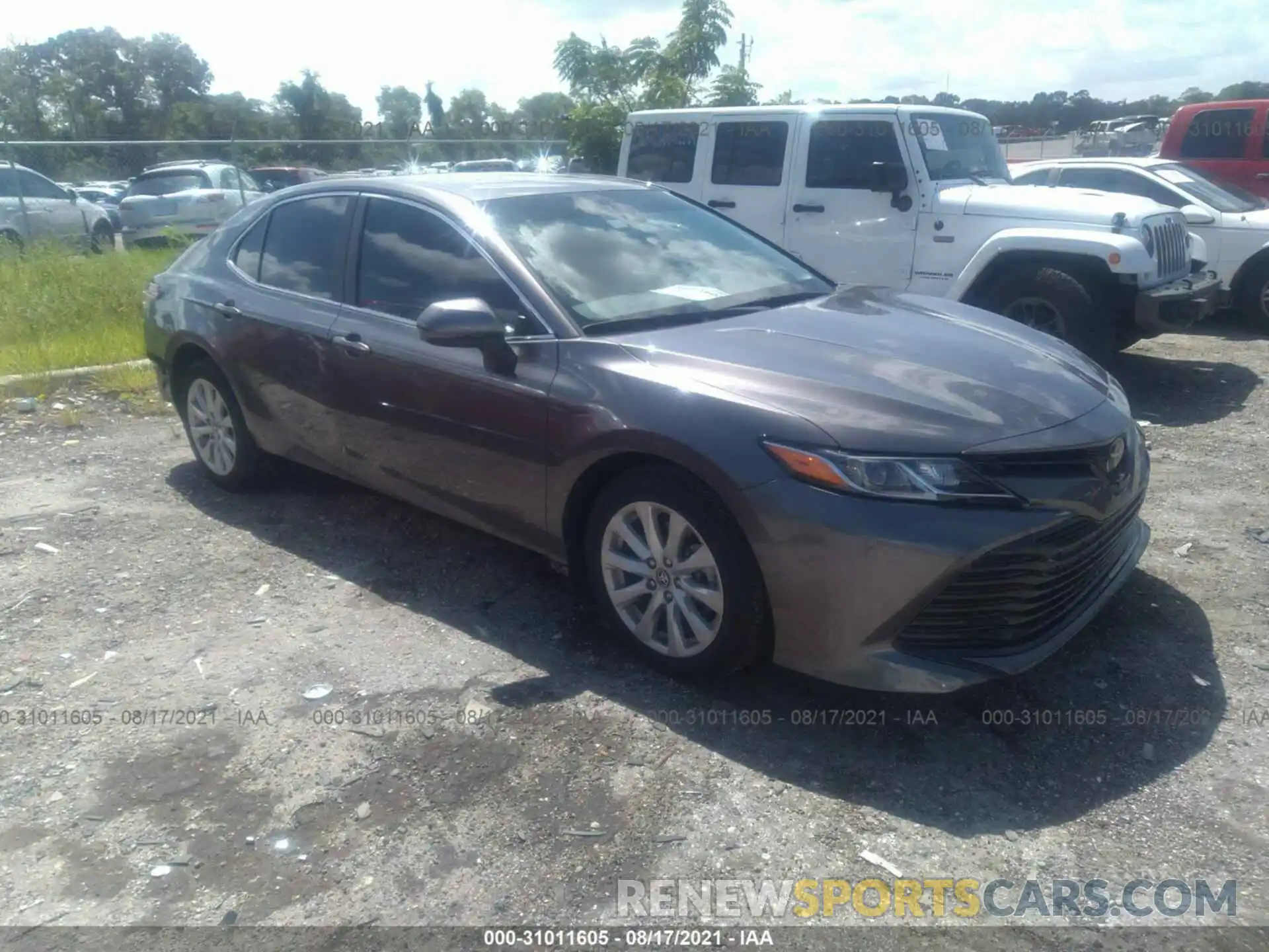 1 Photograph of a damaged car 4T1C11AK8LU889235 TOYOTA CAMRY 2020