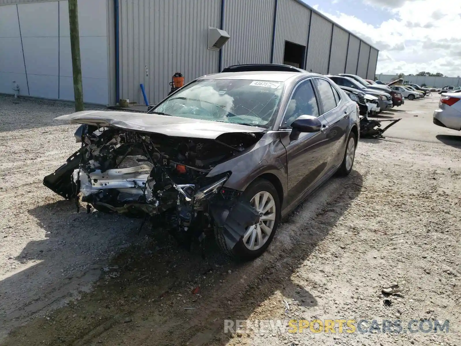 2 Photograph of a damaged car 4T1C11AK8LU895813 TOYOTA CAMRY 2020