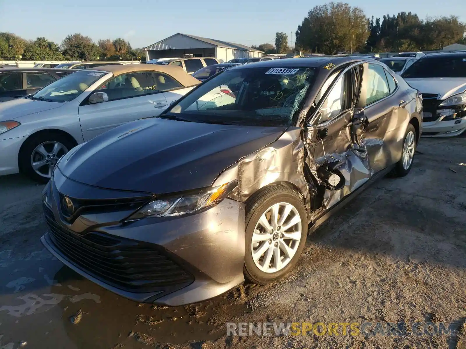 2 Photograph of a damaged car 4T1C11AK8LU910648 TOYOTA CAMRY 2020