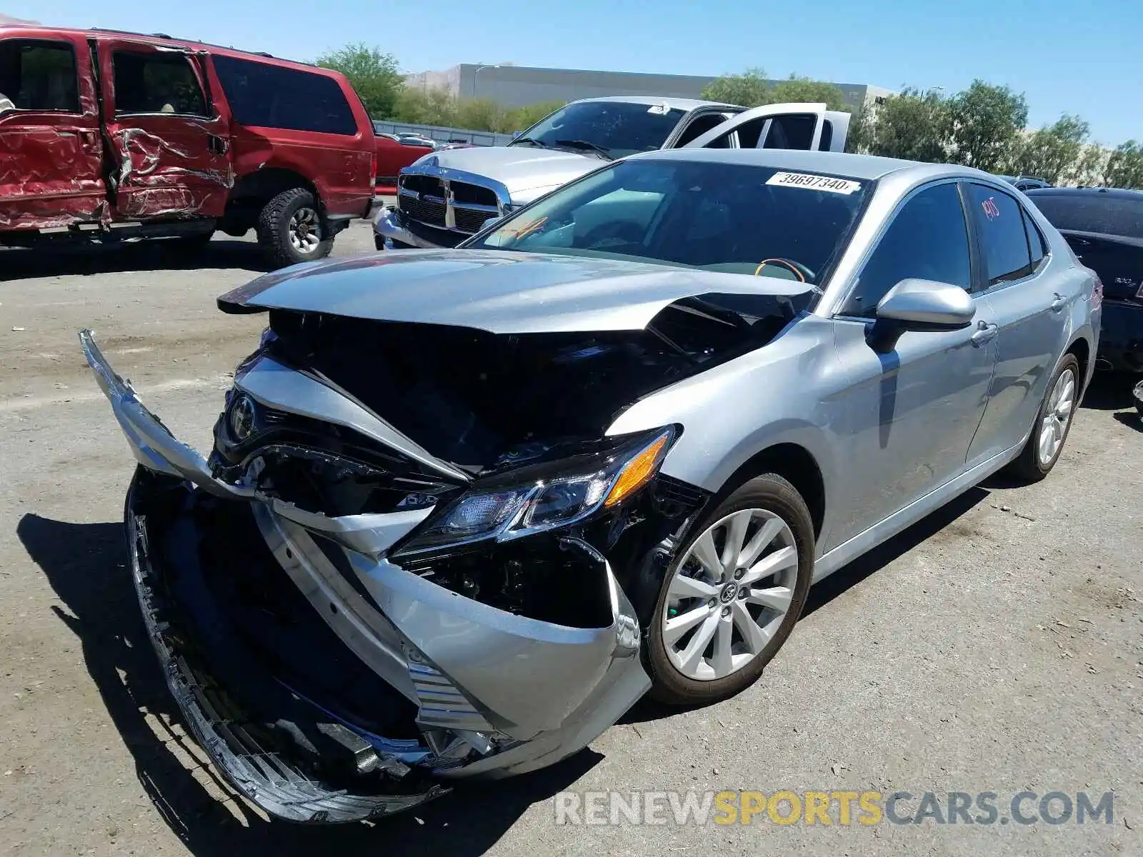 2 Photograph of a damaged car 4T1C11AK8LU910651 TOYOTA CAMRY 2020