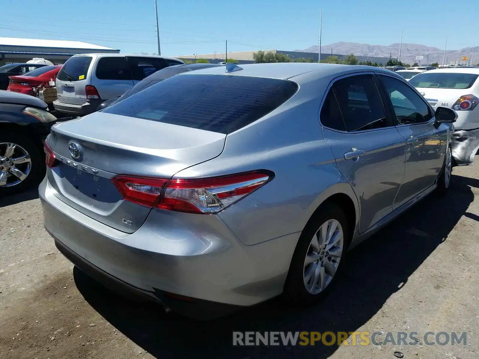 4 Photograph of a damaged car 4T1C11AK8LU910651 TOYOTA CAMRY 2020