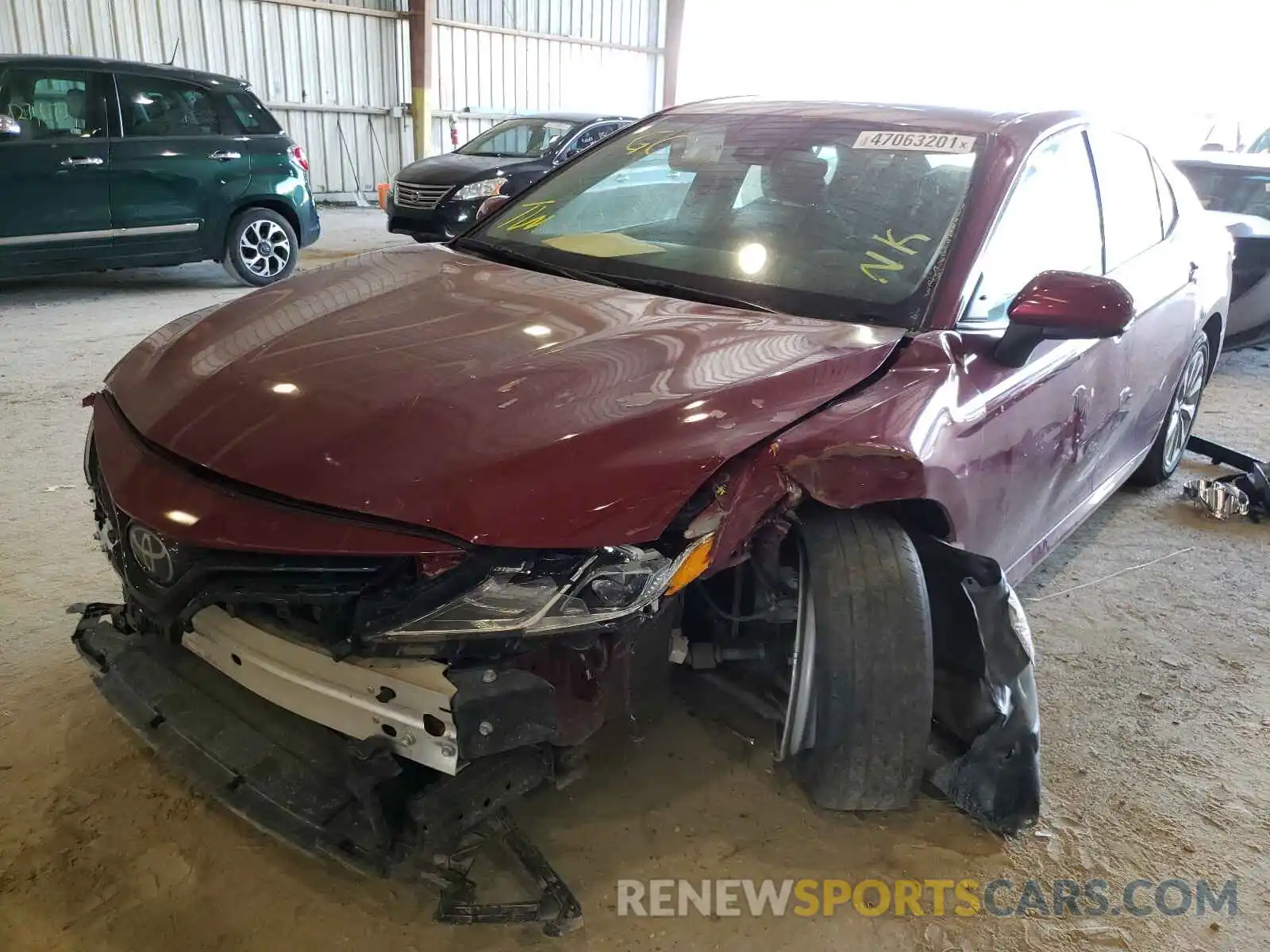 2 Photograph of a damaged car 4T1C11AK8LU913582 TOYOTA CAMRY 2020