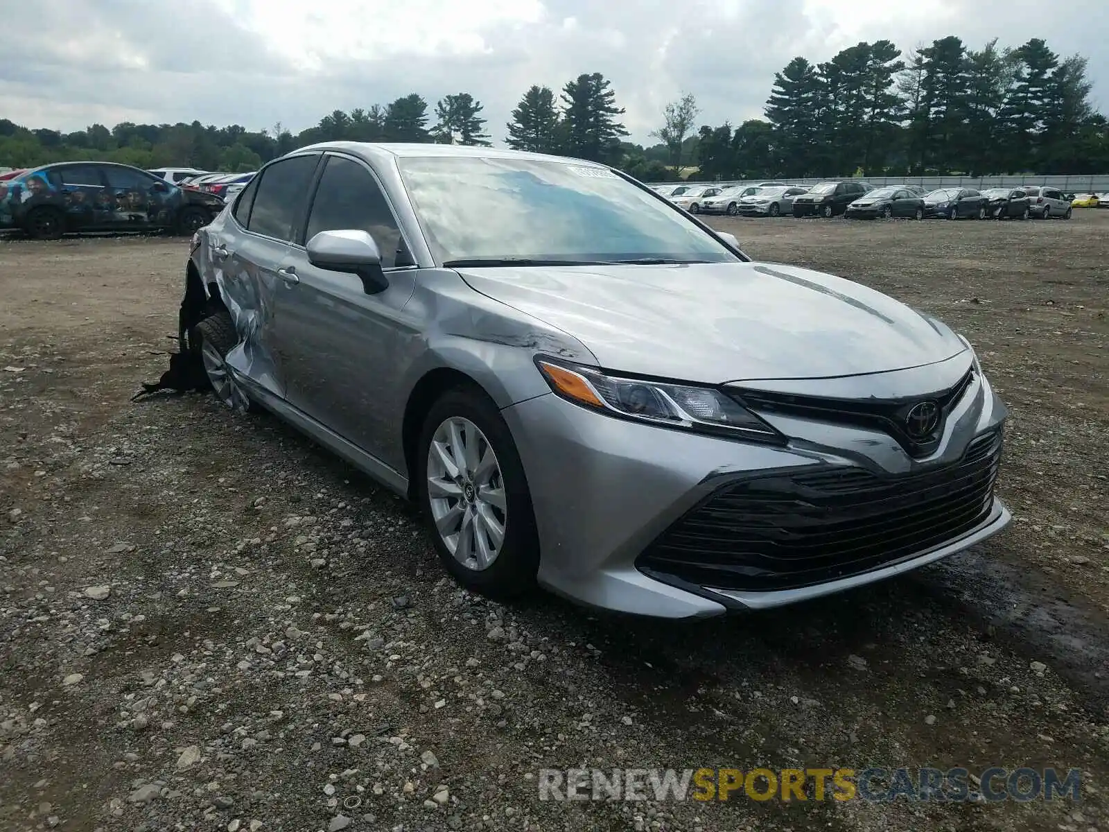 1 Photograph of a damaged car 4T1C11AK8LU914232 TOYOTA CAMRY 2020