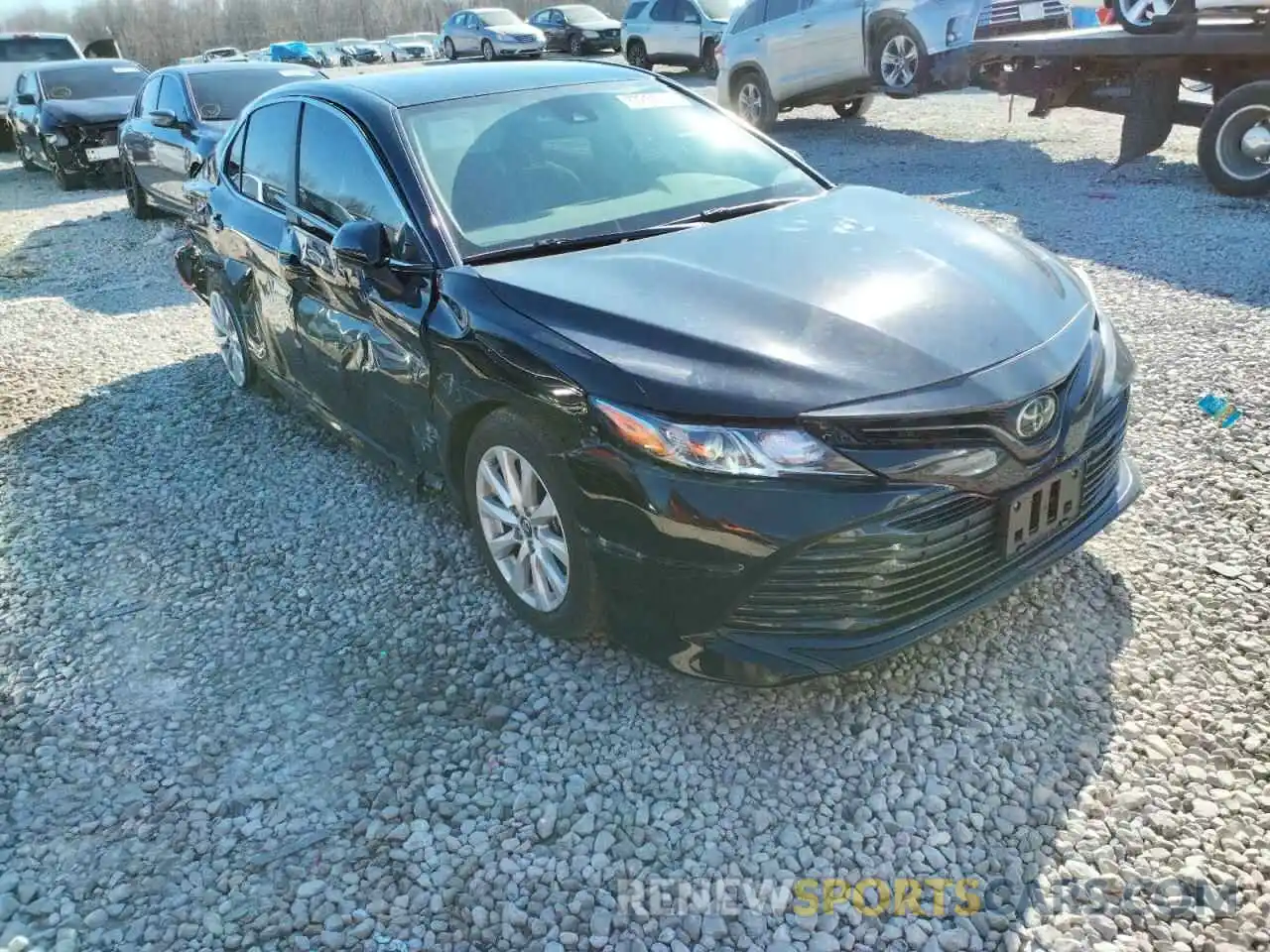 1 Photograph of a damaged car 4T1C11AK8LU917809 TOYOTA CAMRY 2020