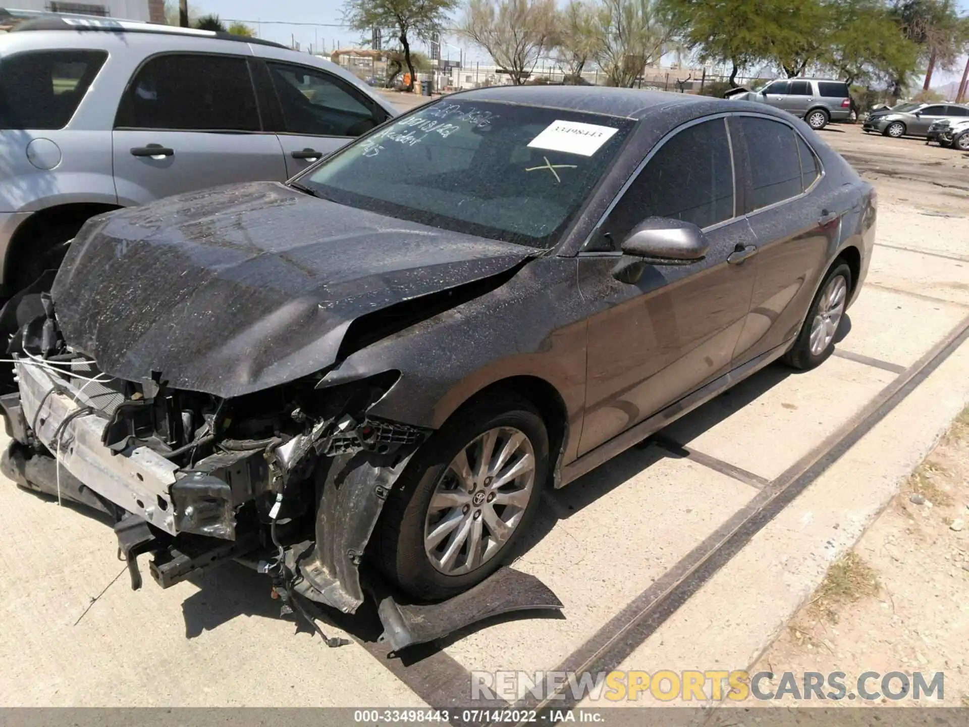 2 Photograph of a damaged car 4T1C11AK8LU920340 TOYOTA CAMRY 2020