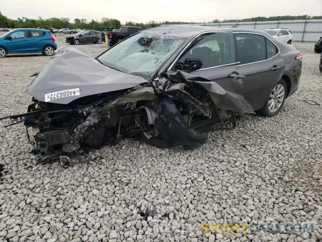 2 Photograph of a damaged car 4T1C11AK8LU921858 TOYOTA CAMRY 2020