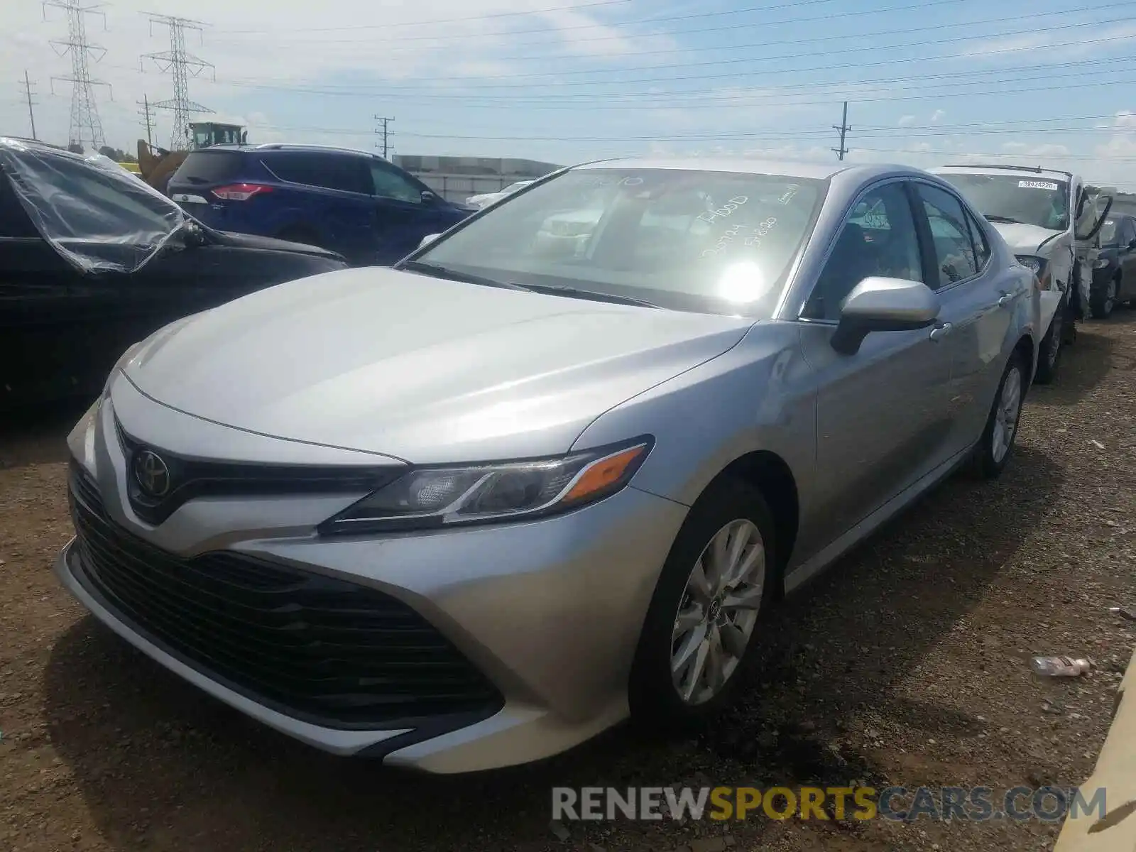 2 Photograph of a damaged car 4T1C11AK8LU935971 TOYOTA CAMRY 2020