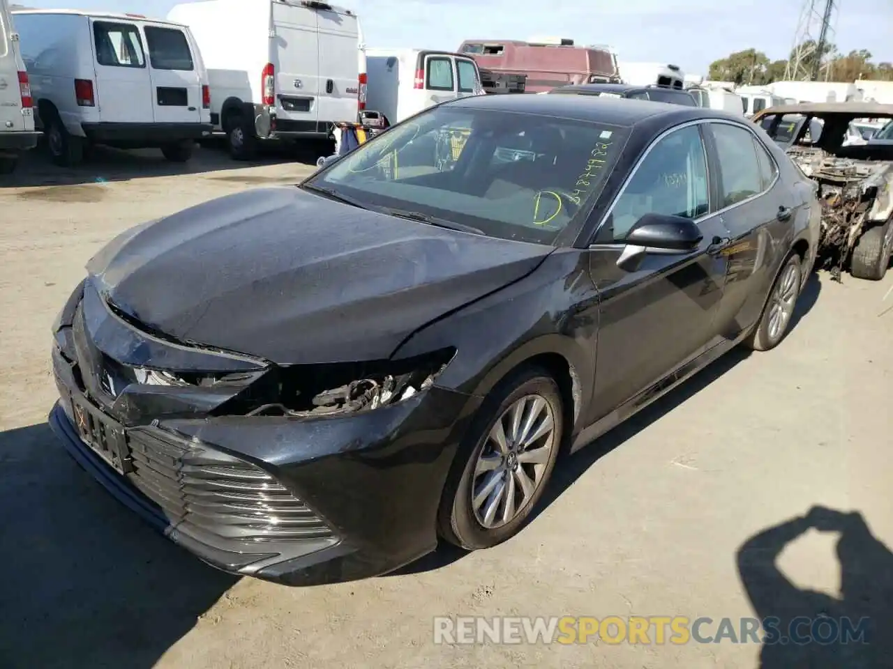 2 Photograph of a damaged car 4T1C11AK8LU938353 TOYOTA CAMRY 2020