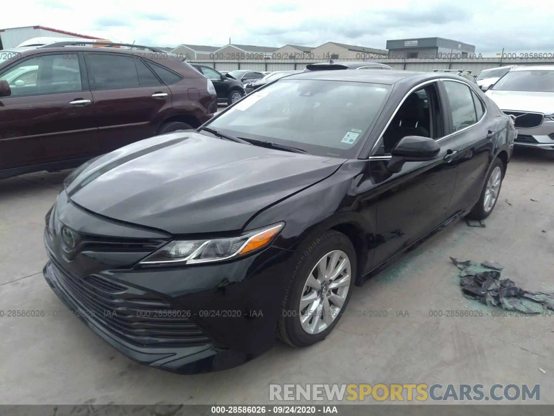 2 Photograph of a damaged car 4T1C11AK8LU938949 TOYOTA CAMRY 2020