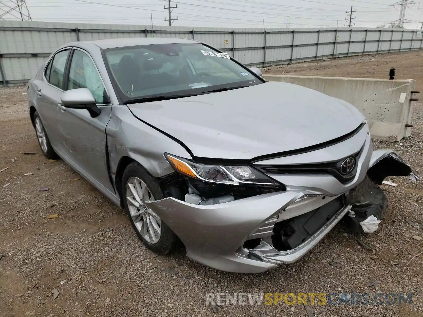 1 Photograph of a damaged car 4T1C11AK8LU940460 TOYOTA CAMRY 2020