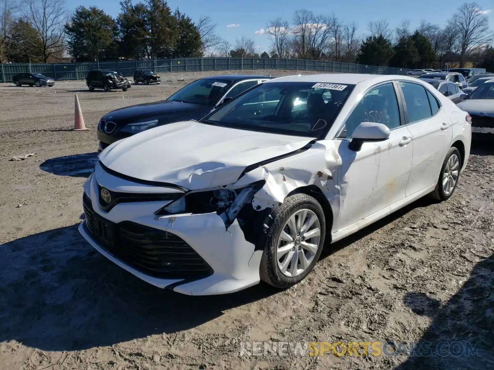 2 Photograph of a damaged car 4T1C11AK8LU941091 TOYOTA CAMRY 2020