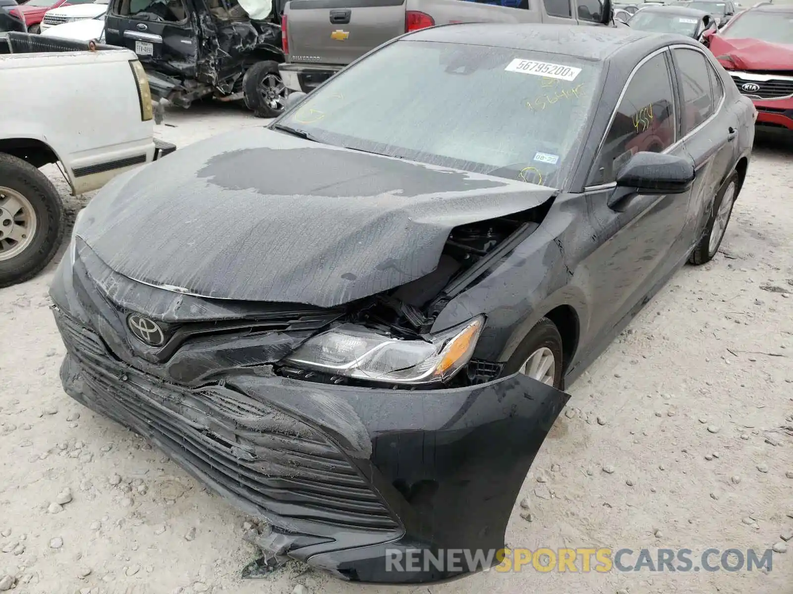 2 Photograph of a damaged car 4T1C11AK8LU956495 TOYOTA CAMRY 2020