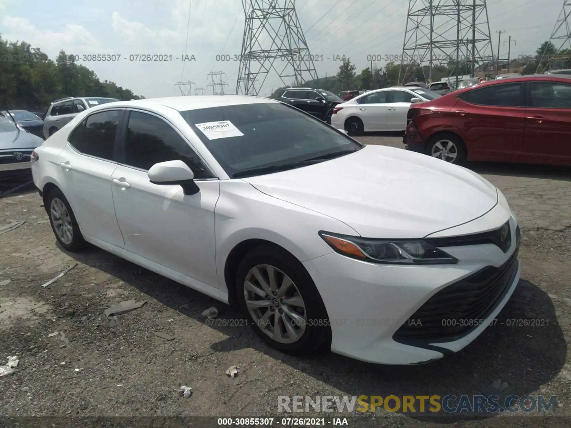 1 Photograph of a damaged car 4T1C11AK8LU956710 TOYOTA CAMRY 2020