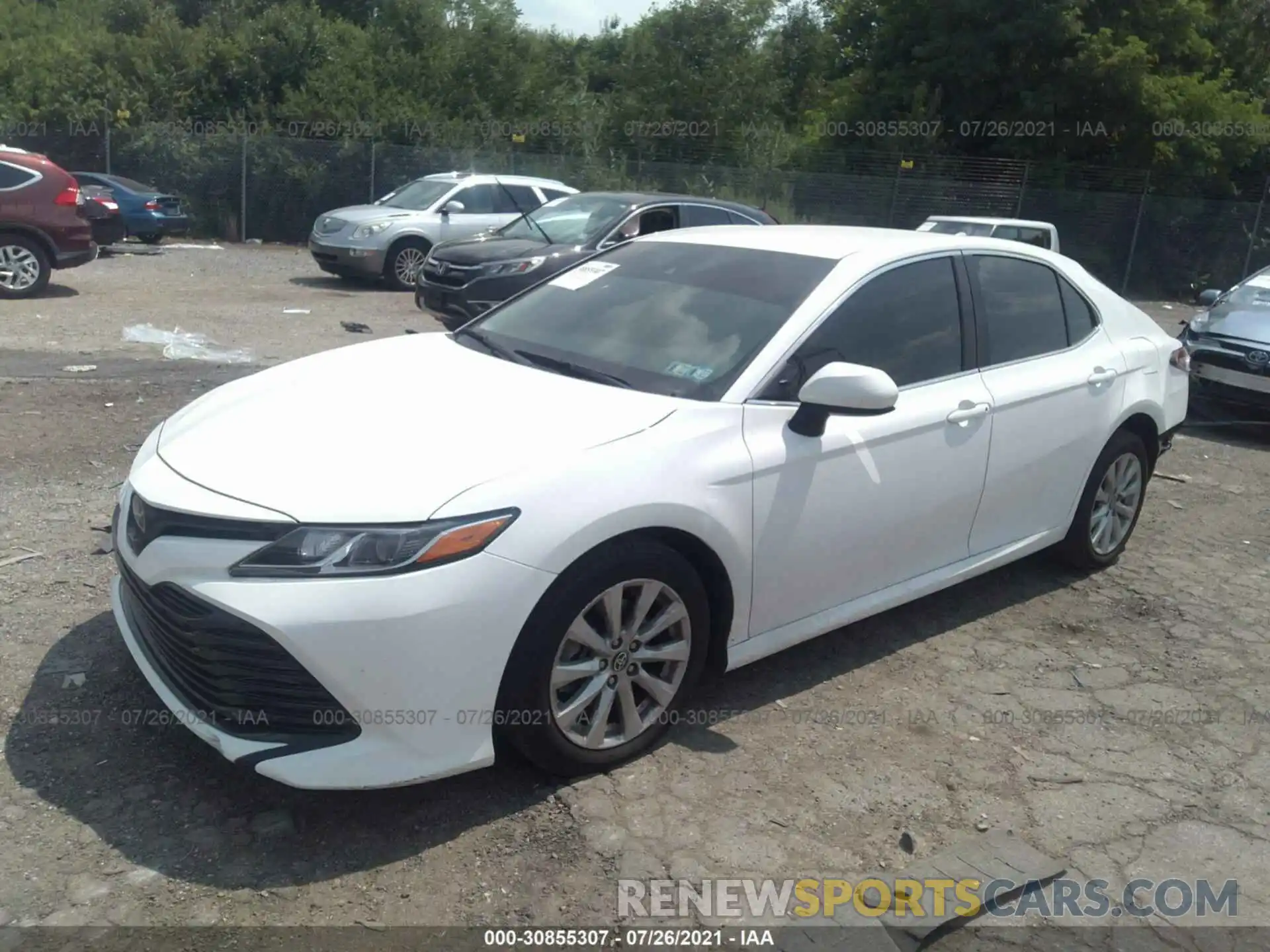 2 Photograph of a damaged car 4T1C11AK8LU956710 TOYOTA CAMRY 2020