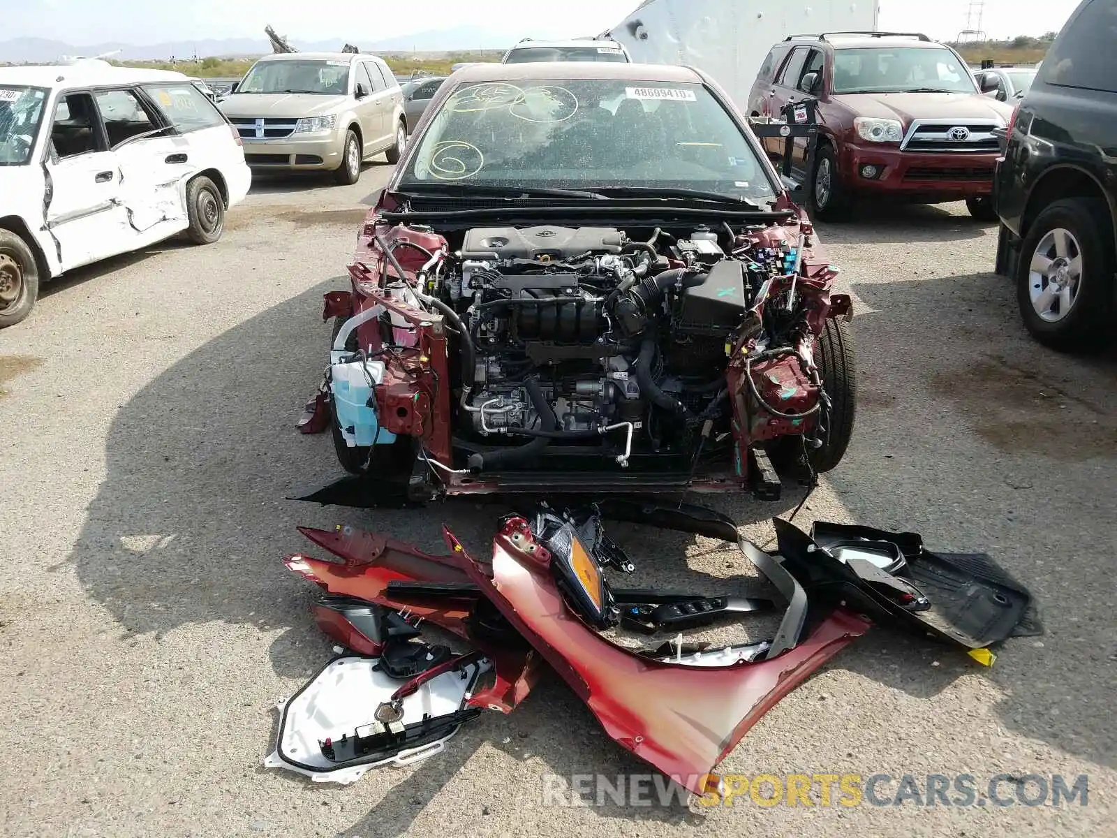 9 Photograph of a damaged car 4T1C11AK8LU957016 TOYOTA CAMRY 2020