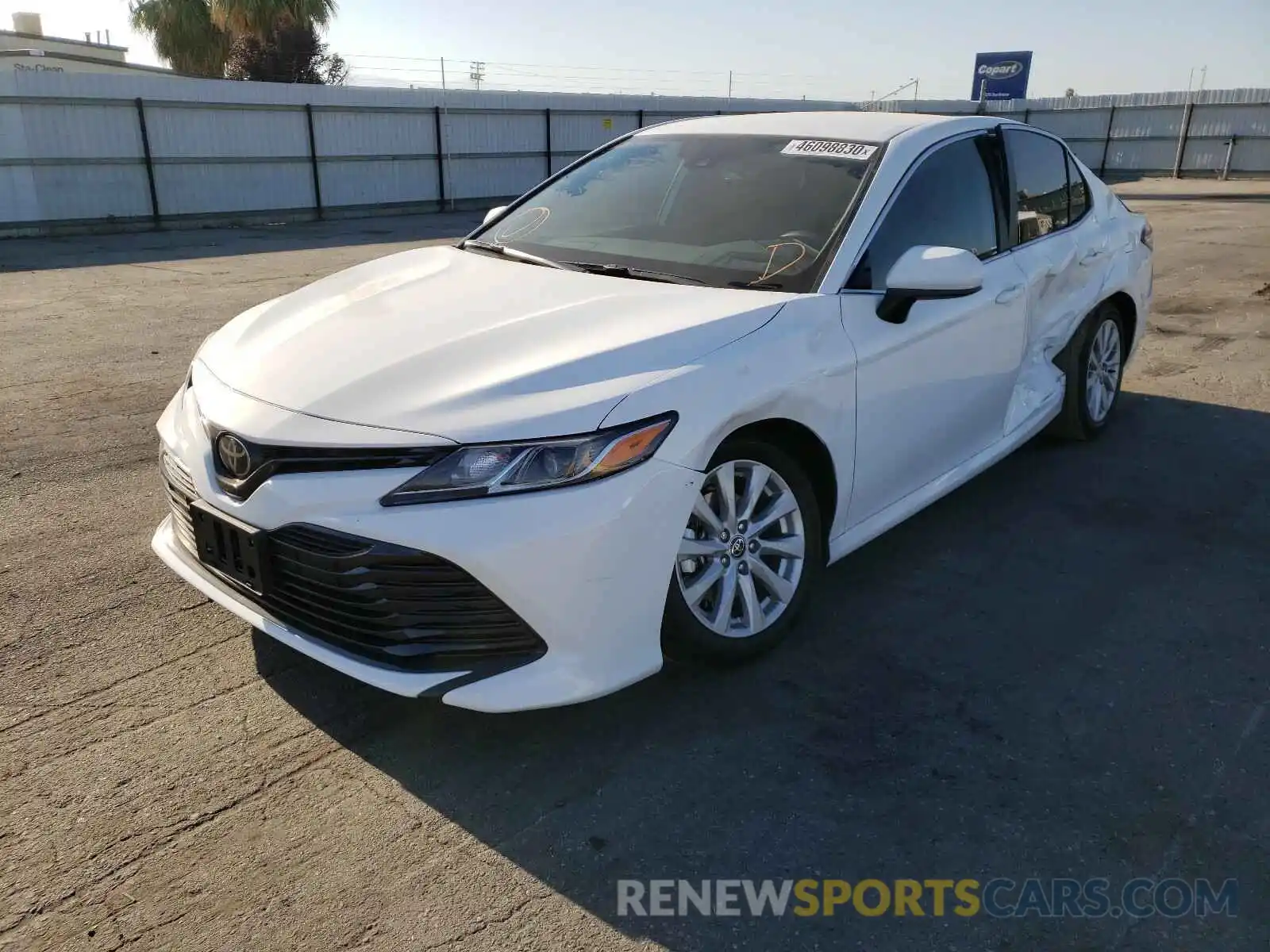 2 Photograph of a damaged car 4T1C11AK8LU969196 TOYOTA CAMRY 2020