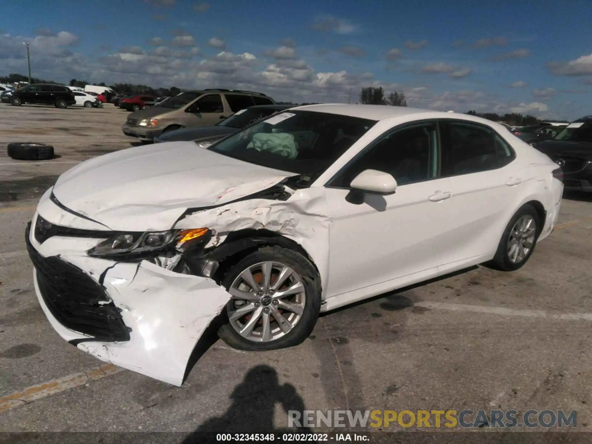 2 Photograph of a damaged car 4T1C11AK8LU970171 TOYOTA CAMRY 2020