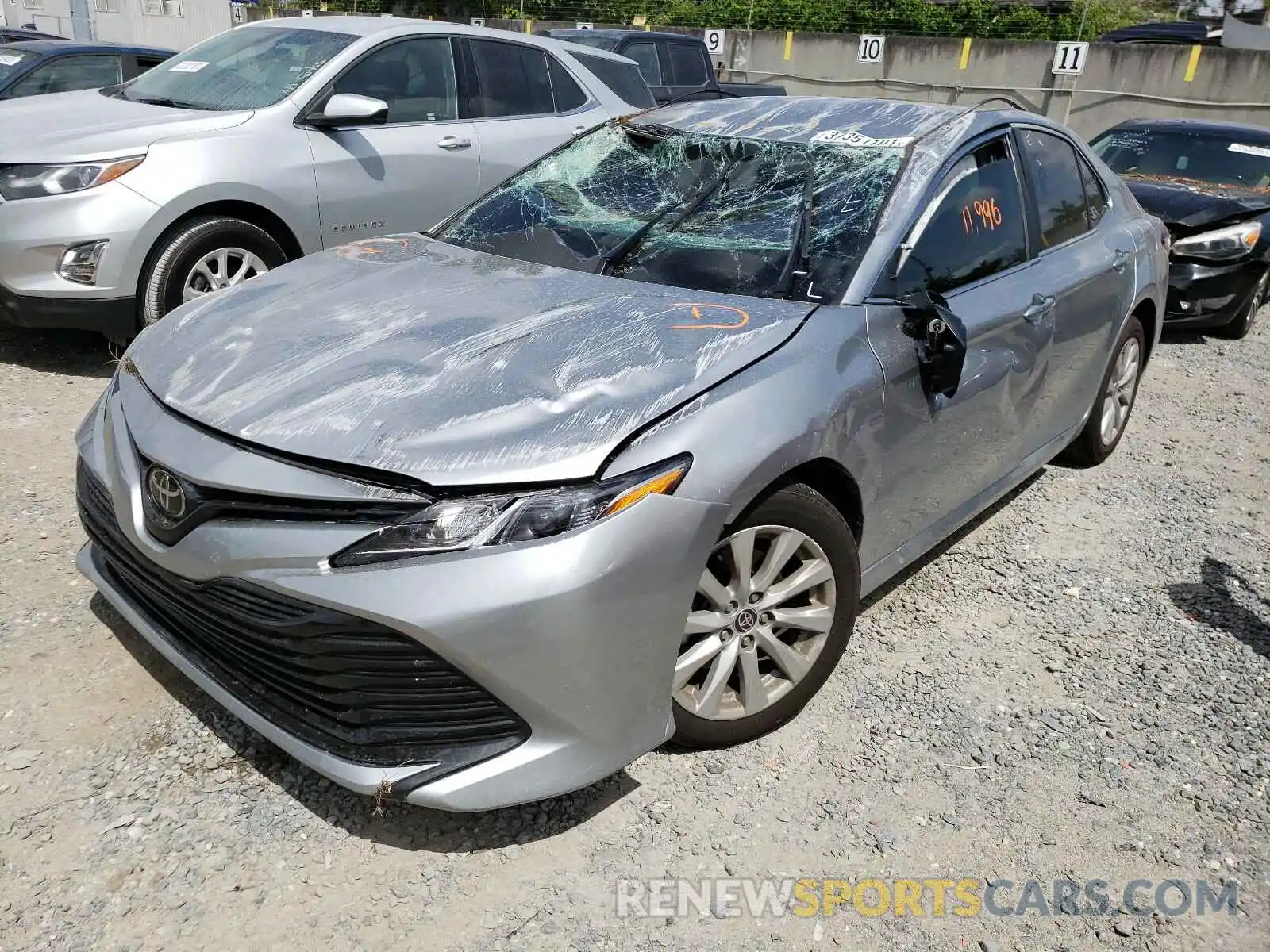 2 Photograph of a damaged car 4T1C11AK8LU971921 TOYOTA CAMRY 2020