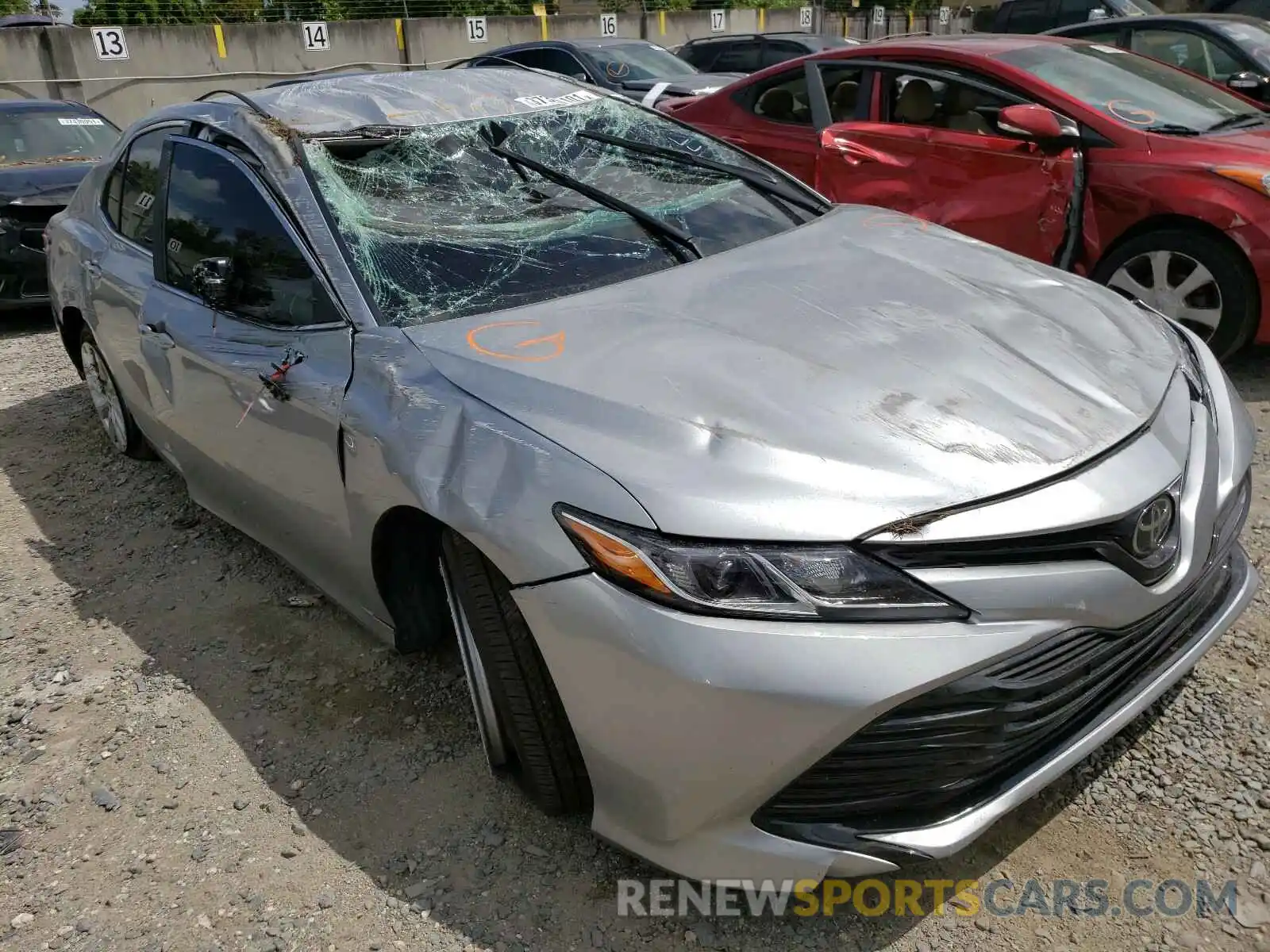 9 Photograph of a damaged car 4T1C11AK8LU971921 TOYOTA CAMRY 2020