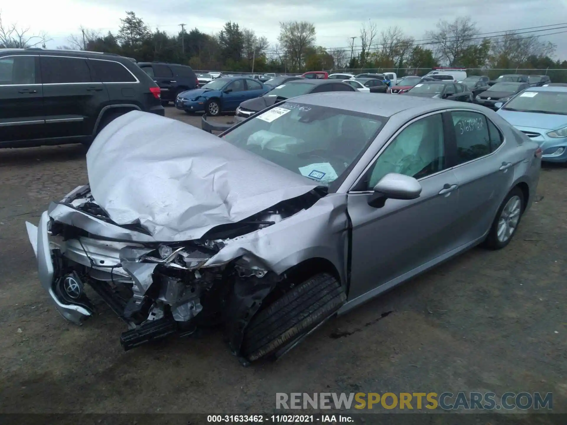 2 Photograph of a damaged car 4T1C11AK8LU972972 TOYOTA CAMRY 2020