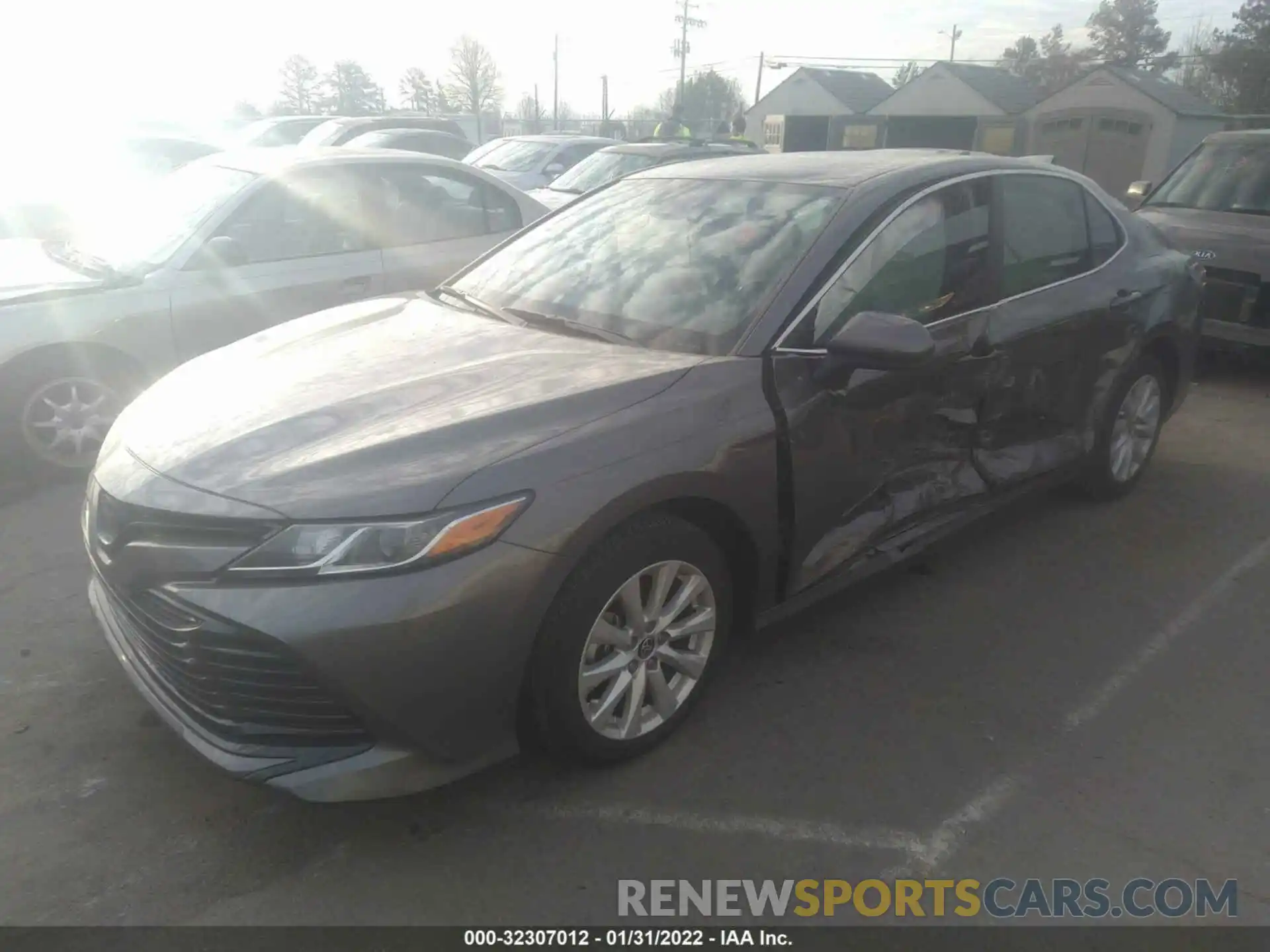 2 Photograph of a damaged car 4T1C11AK8LU988492 TOYOTA CAMRY 2020