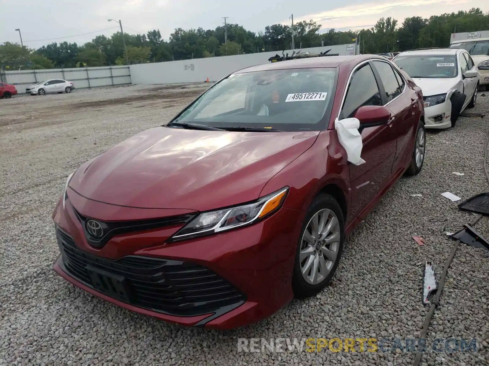 2 Photograph of a damaged car 4T1C11AK8LU997113 TOYOTA CAMRY 2020