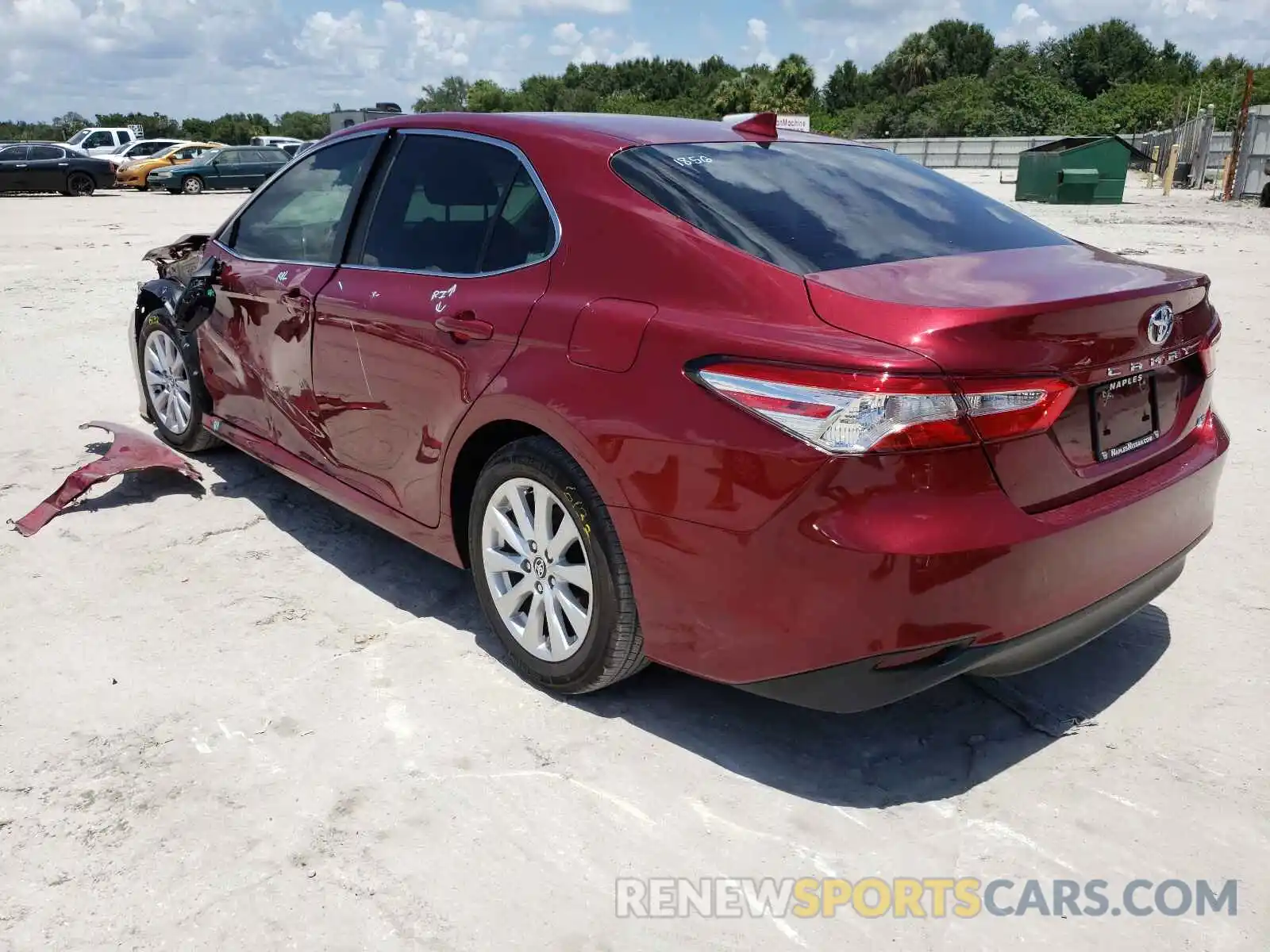 3 Photograph of a damaged car 4T1C11AK9LU300659 TOYOTA CAMRY 2020