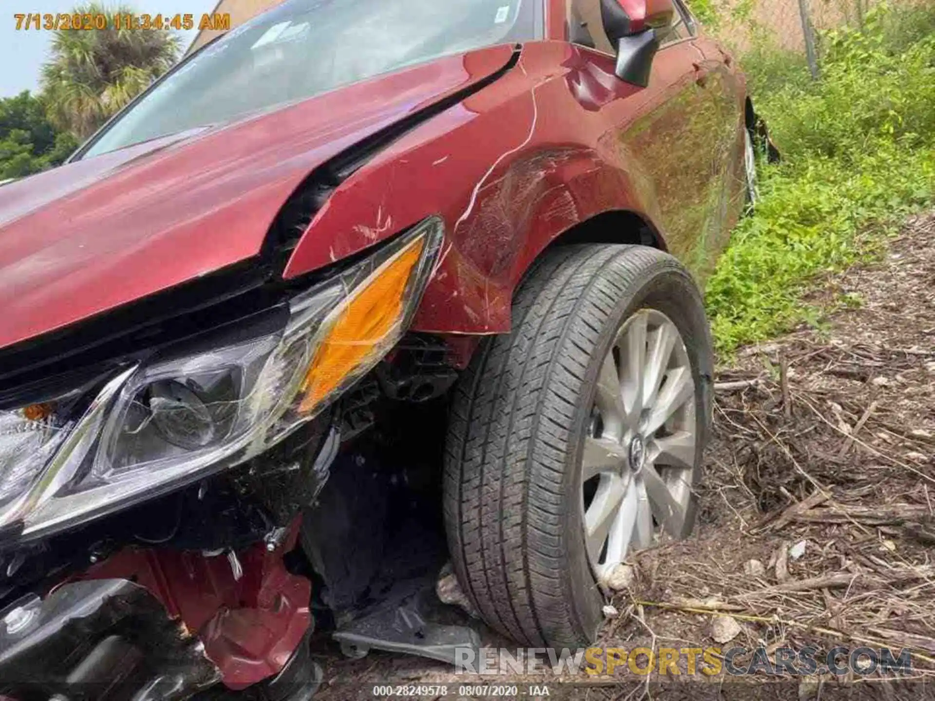 9 Фотография поврежденного автомобиля 4T1C11AK9LU314139 TOYOTA CAMRY 2020