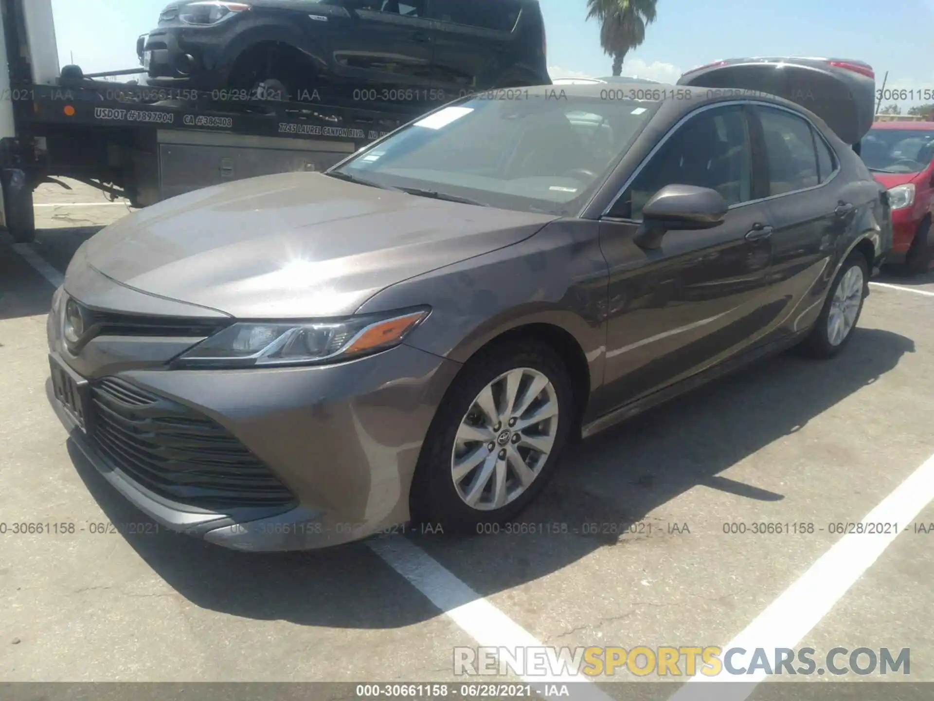 2 Photograph of a damaged car 4T1C11AK9LU321527 TOYOTA CAMRY 2020