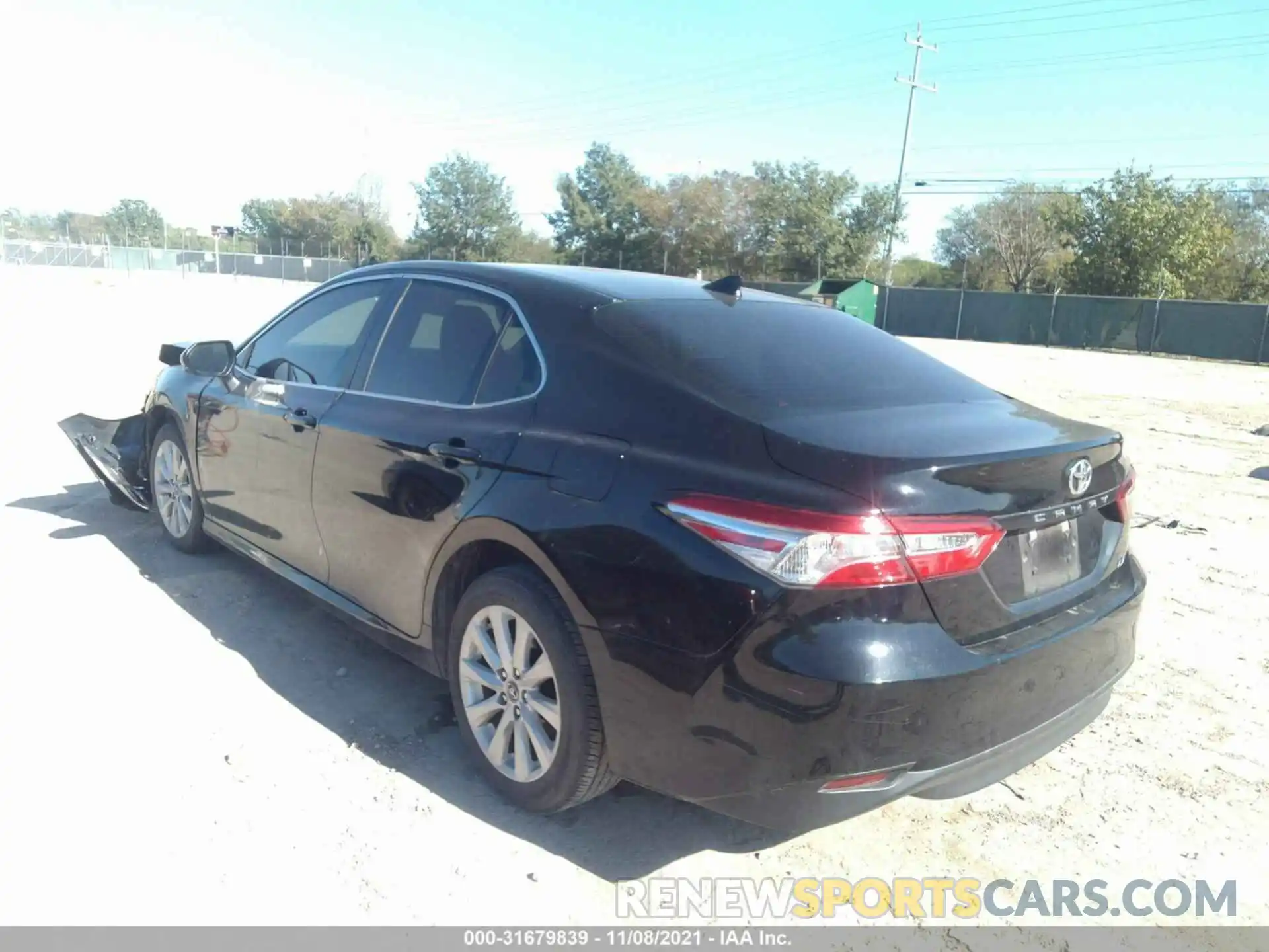 3 Photograph of a damaged car 4T1C11AK9LU326873 TOYOTA CAMRY 2020