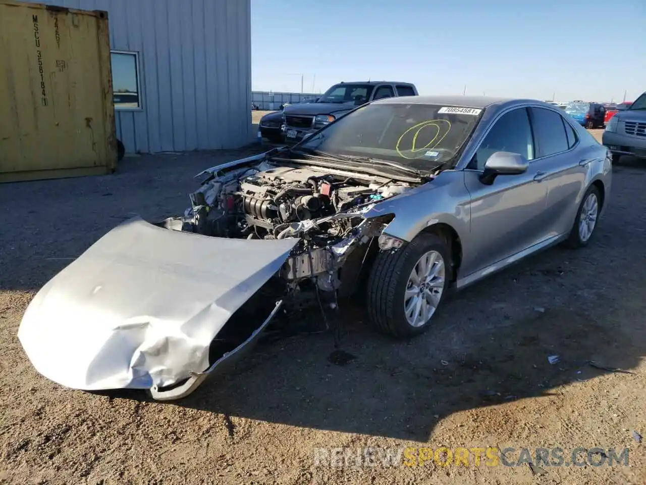 2 Photograph of a damaged car 4T1C11AK9LU327778 TOYOTA CAMRY 2020