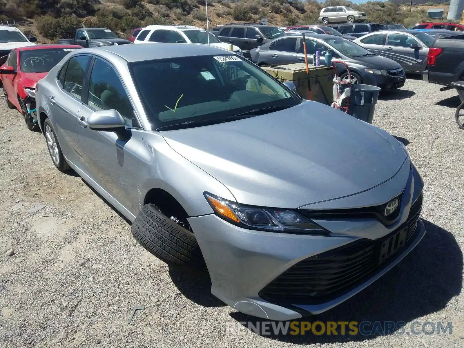 1 Photograph of a damaged car 4T1C11AK9LU332186 TOYOTA CAMRY 2020