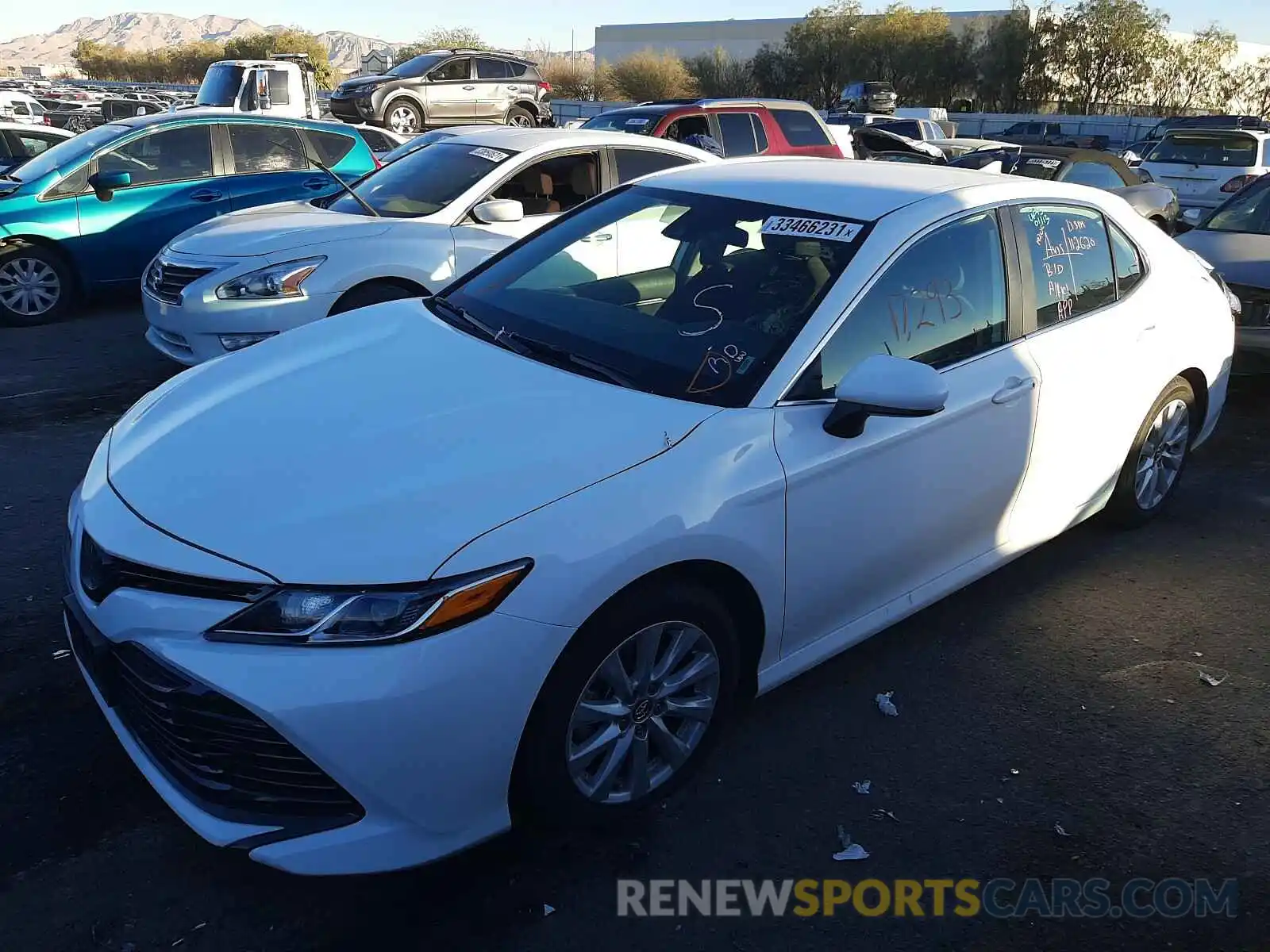 2 Photograph of a damaged car 4T1C11AK9LU332821 TOYOTA CAMRY 2020