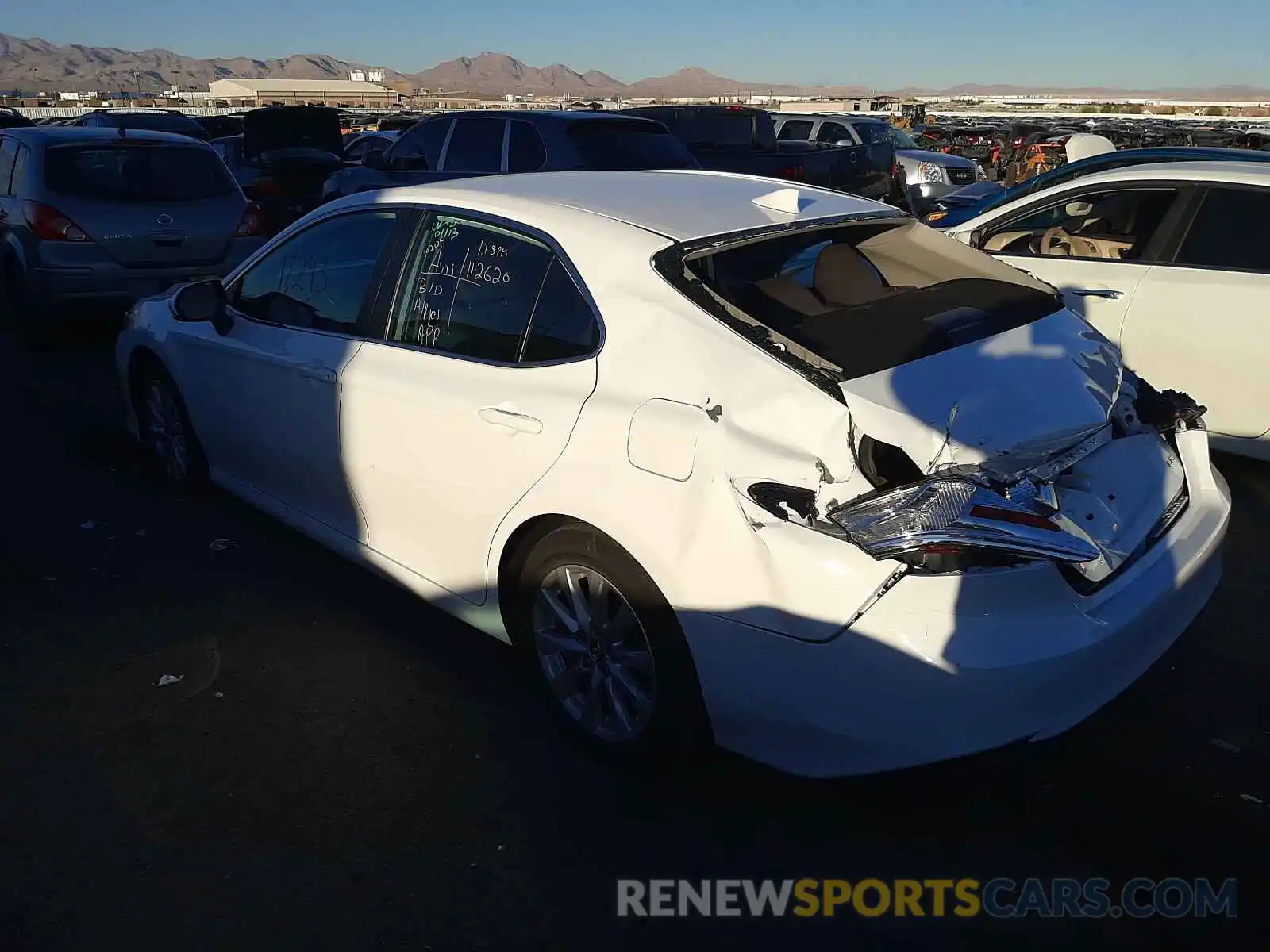 3 Photograph of a damaged car 4T1C11AK9LU332821 TOYOTA CAMRY 2020