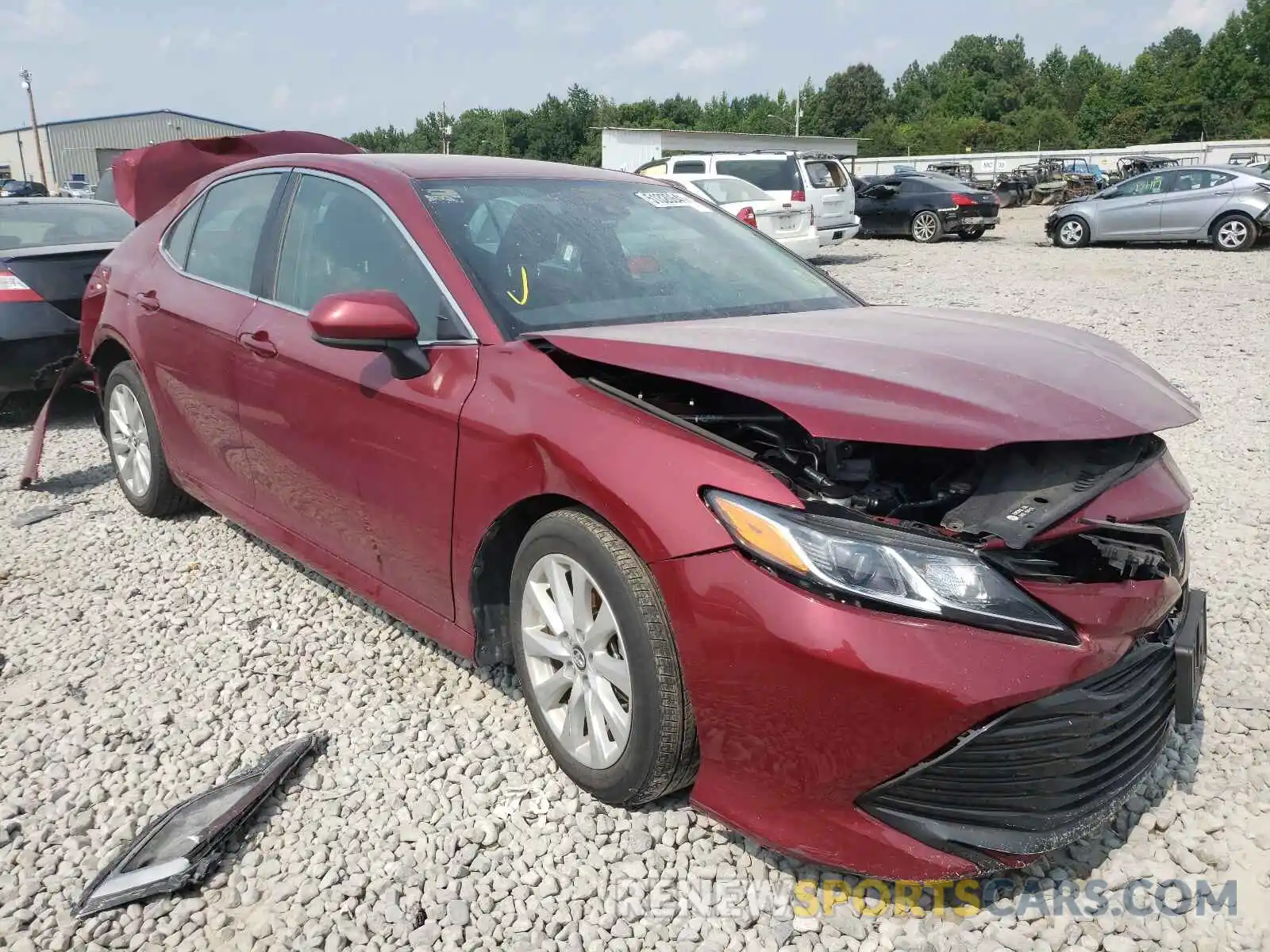 1 Photograph of a damaged car 4T1C11AK9LU333094 TOYOTA CAMRY 2020