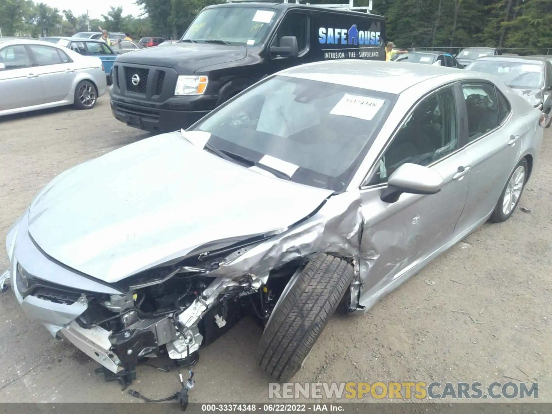 2 Photograph of a damaged car 4T1C11AK9LU337159 TOYOTA CAMRY 2020