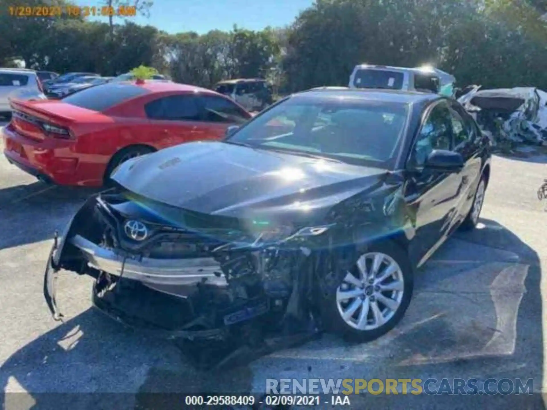 2 Photograph of a damaged car 4T1C11AK9LU339204 TOYOTA CAMRY 2020