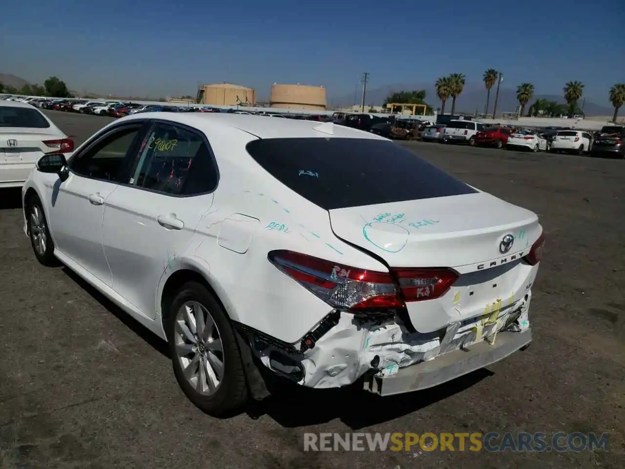 3 Photograph of a damaged car 4T1C11AK9LU340241 TOYOTA CAMRY 2020