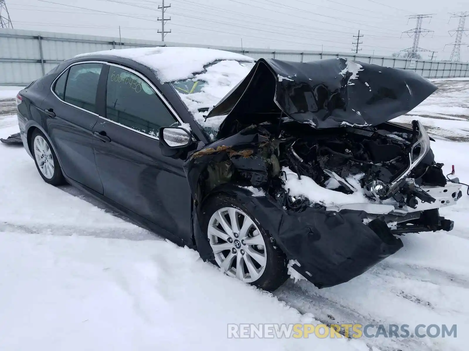 1 Photograph of a damaged car 4T1C11AK9LU345049 TOYOTA CAMRY 2020