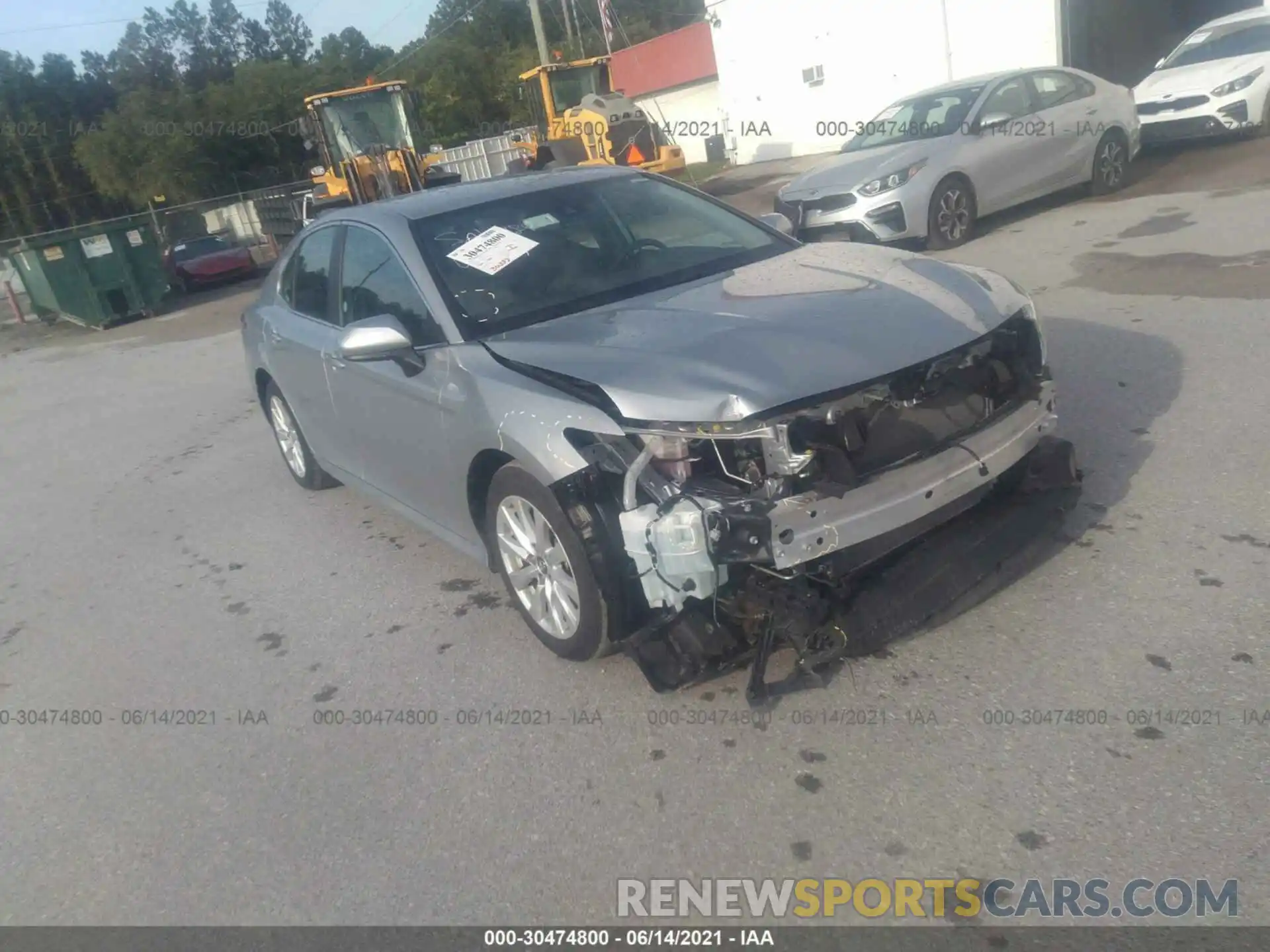 1 Photograph of a damaged car 4T1C11AK9LU345732 TOYOTA CAMRY 2020