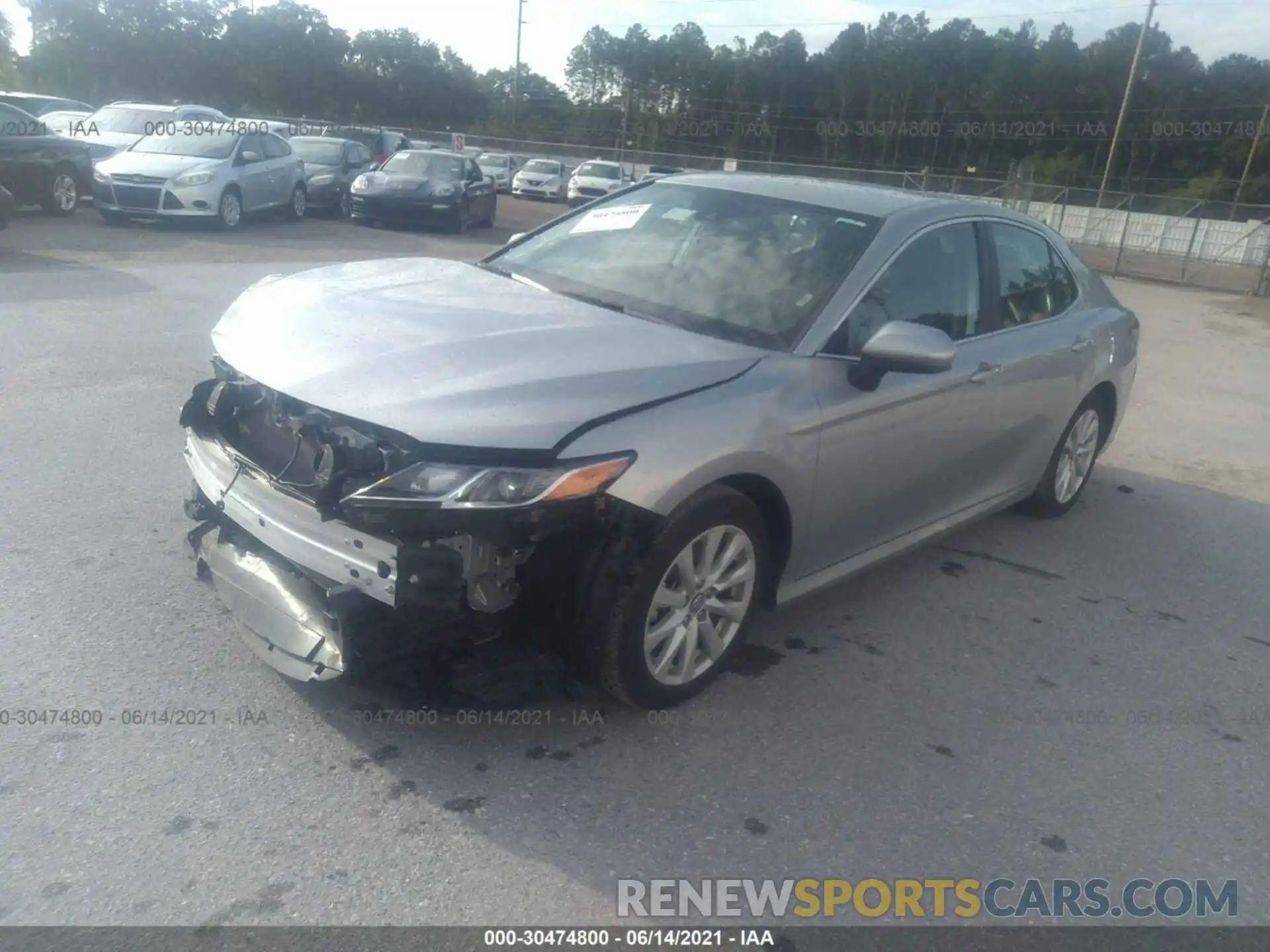 2 Photograph of a damaged car 4T1C11AK9LU345732 TOYOTA CAMRY 2020