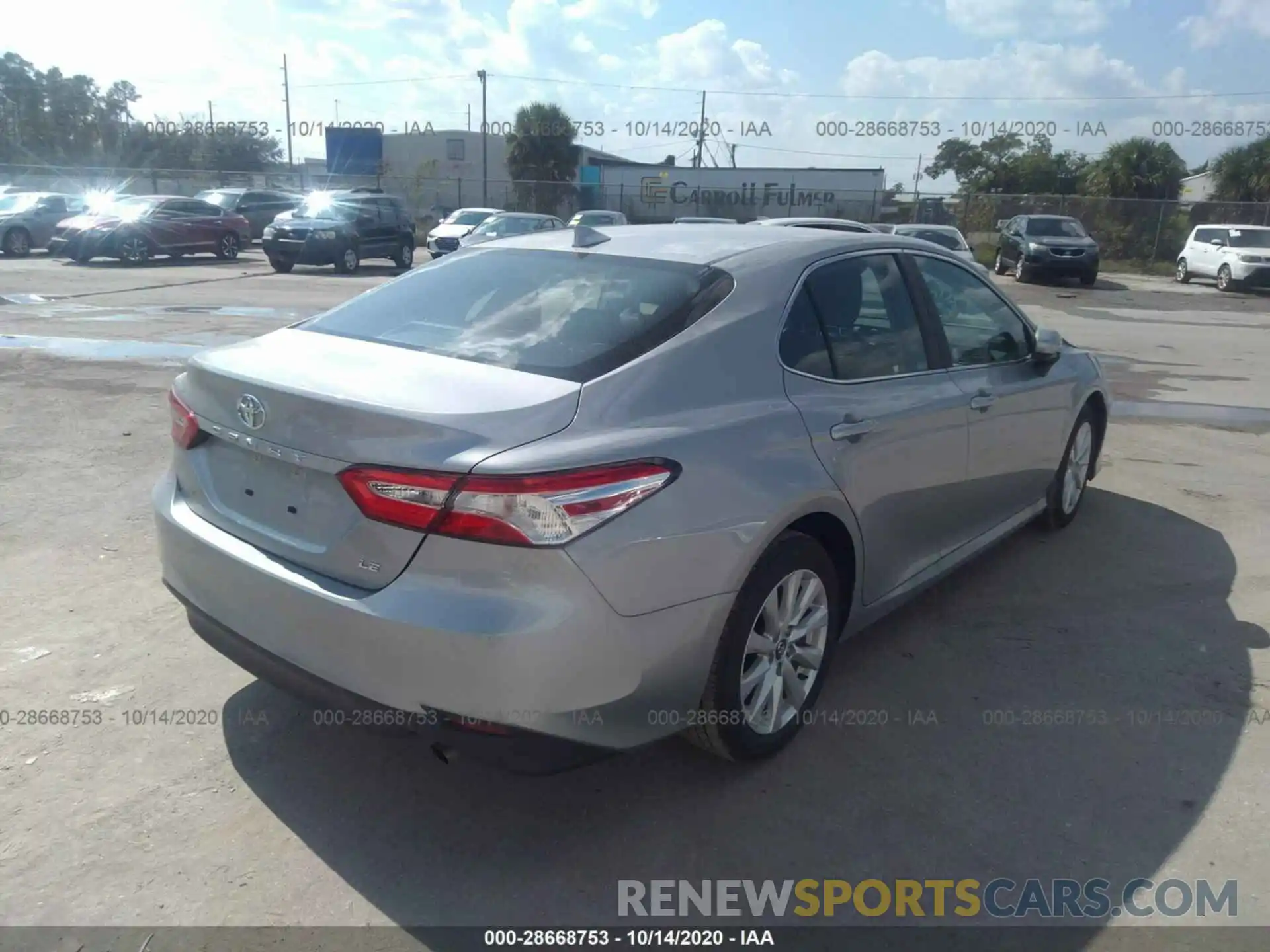 4 Photograph of a damaged car 4T1C11AK9LU347982 TOYOTA CAMRY 2020