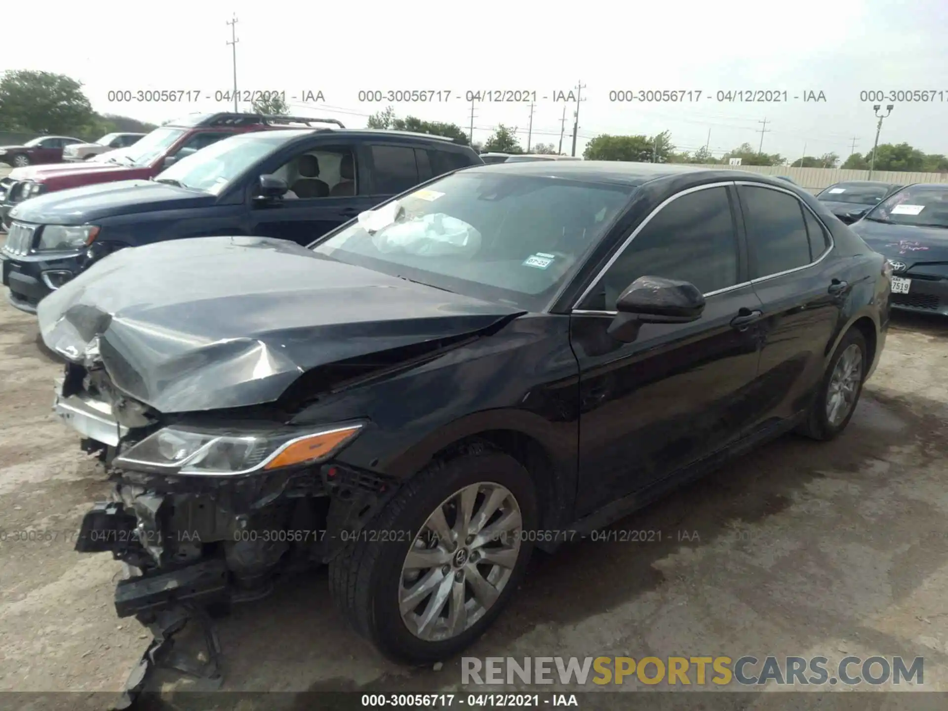 2 Photograph of a damaged car 4T1C11AK9LU349411 TOYOTA CAMRY 2020