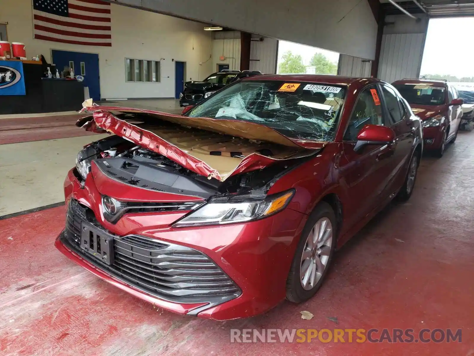 2 Photograph of a damaged car 4T1C11AK9LU359579 TOYOTA CAMRY 2020